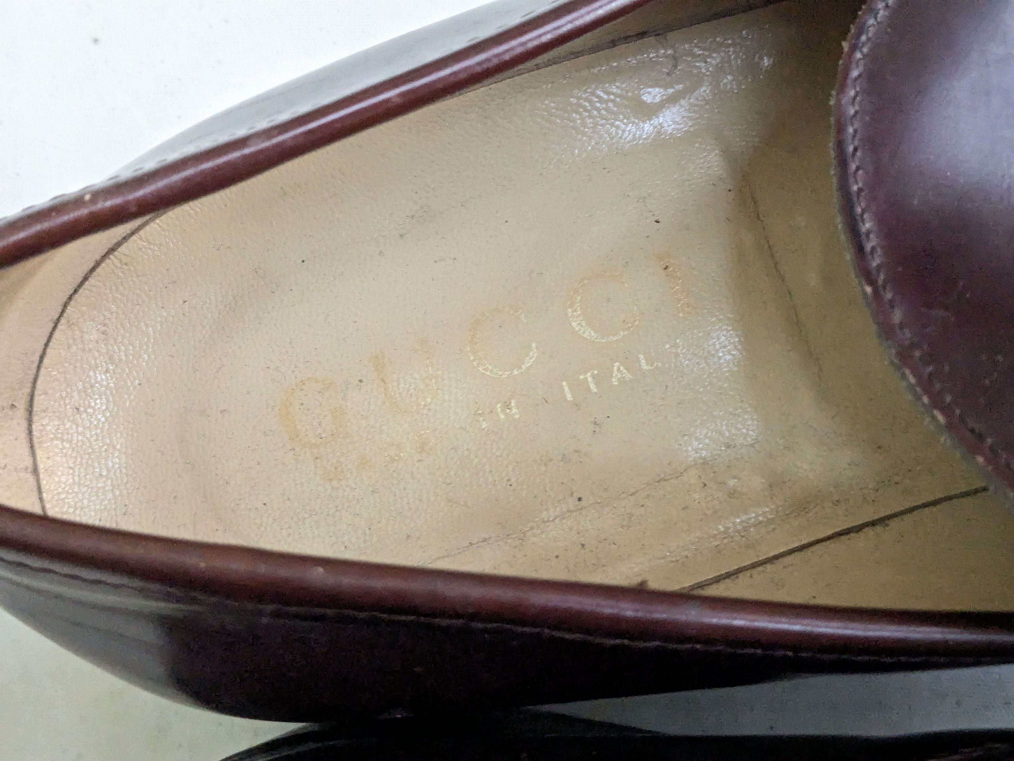 Gucci Gucci Horsebit Loafers Burgundy Leather 13 D Size US 13 / EU 46 - 7 Thumbnail