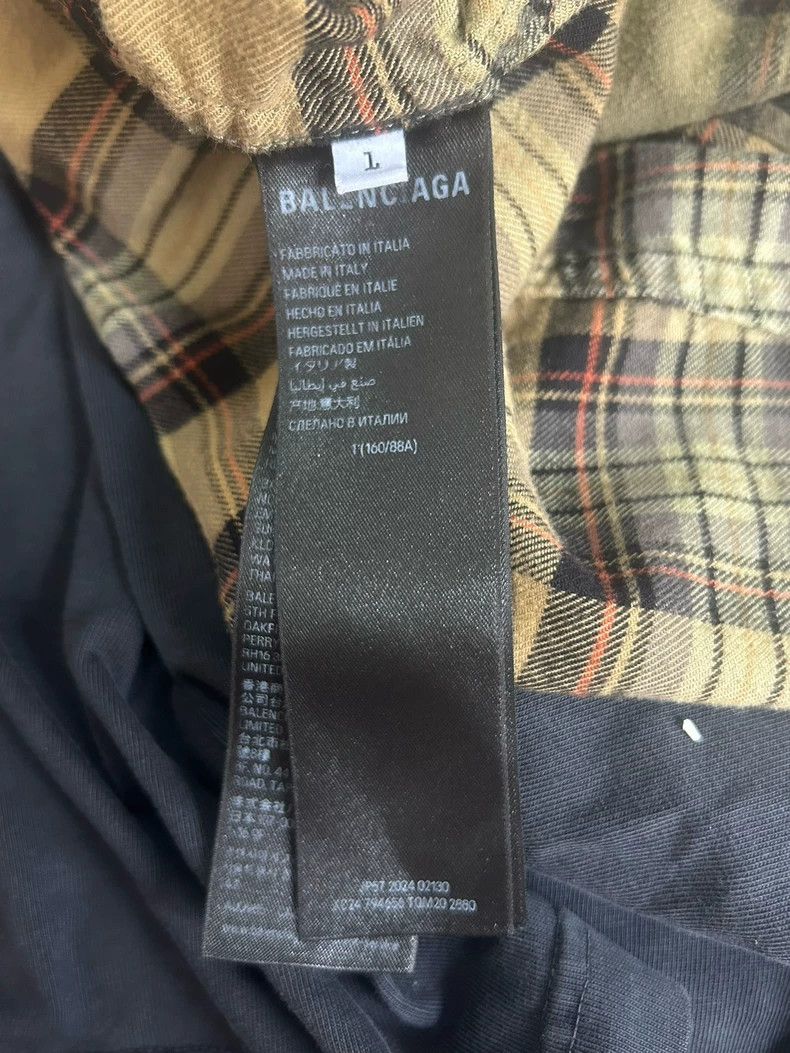 Balenciaga Balenciaga Statue of Liberty Fake Two Short Sleeve T-Shirt Size US S / EU 44-46 / 1 - 4 Thumbnail