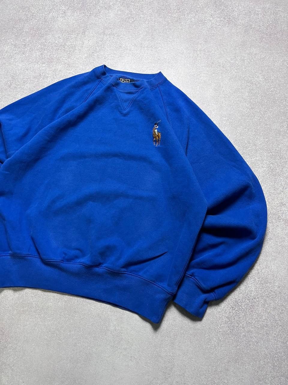 Polo Ralph Lauren Vintage Polo Ralph Lauren Big Pony Boxy Sweatshirt L Size US L / EU 52-54 / 3 - 2 Thumbnail