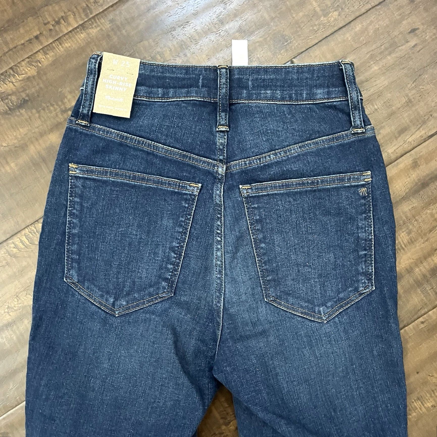 Madewell Madewell Jeans Skinny High Rise 25 Womens Blue Medium NWT Hayes Wash Curvy Slim Regular Size 25 Womens Jeans Size 42" / US 20 - 7 Thumbnail