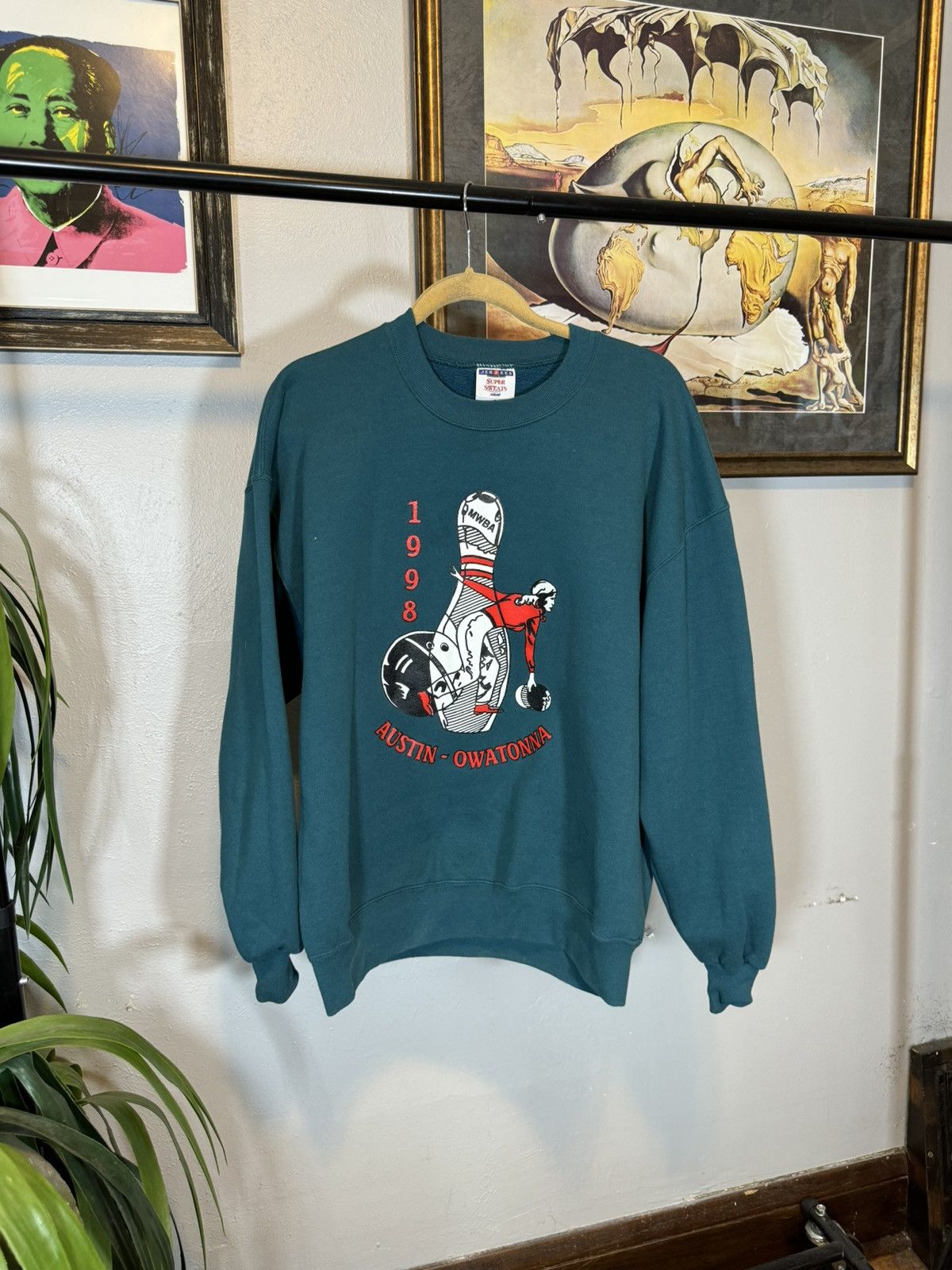 Vintage Vintage 1998 Bowling Sweatshirt Size US XL / EU 56 / 4 - 1 Thumbnail