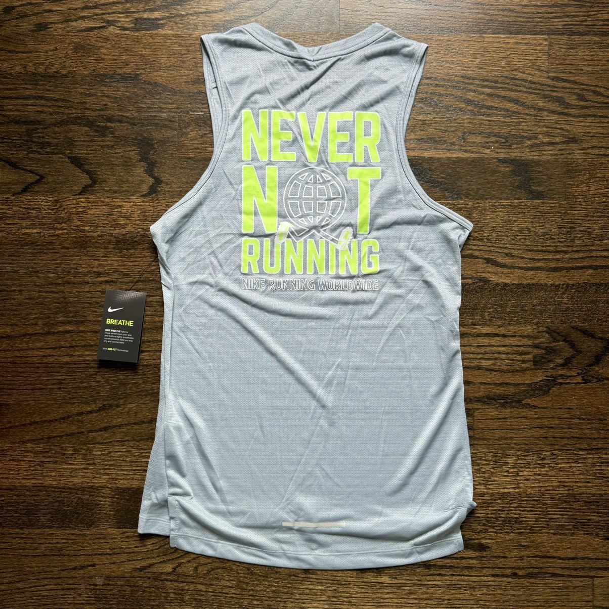 Nike Nike Dri-Fit Miler Wild Run Runner Tank Singlet (XS) | NWT Size US XS / EU 42 / 0 - 2 Thumbnail