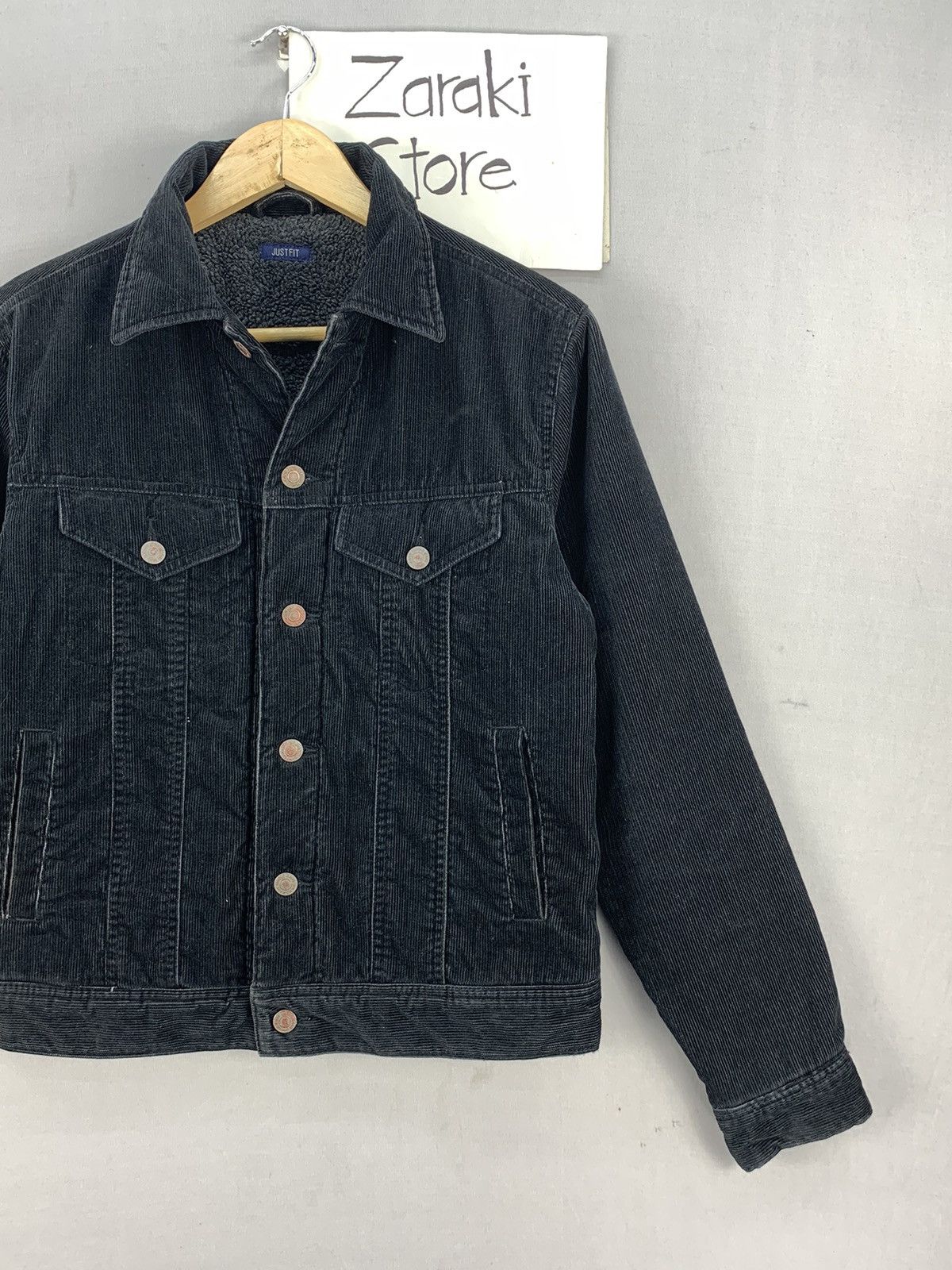 Uniqlo Y2K Uniqlo Corduroy Trucker Jacket Size US S / EU 44-46 / 1 - 5 Thumbnail