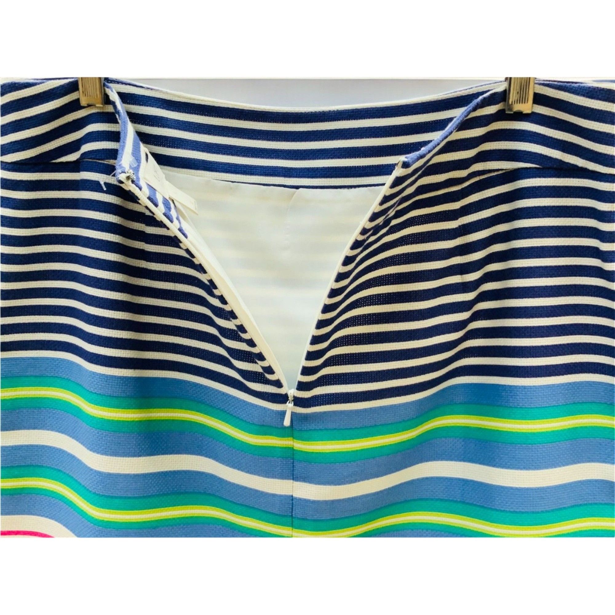 Loft Ann Taylor Loft Striped Mini Skirt Lined Multicolor 10 Size 32" / US 10 / IT 46 - 7 Thumbnail