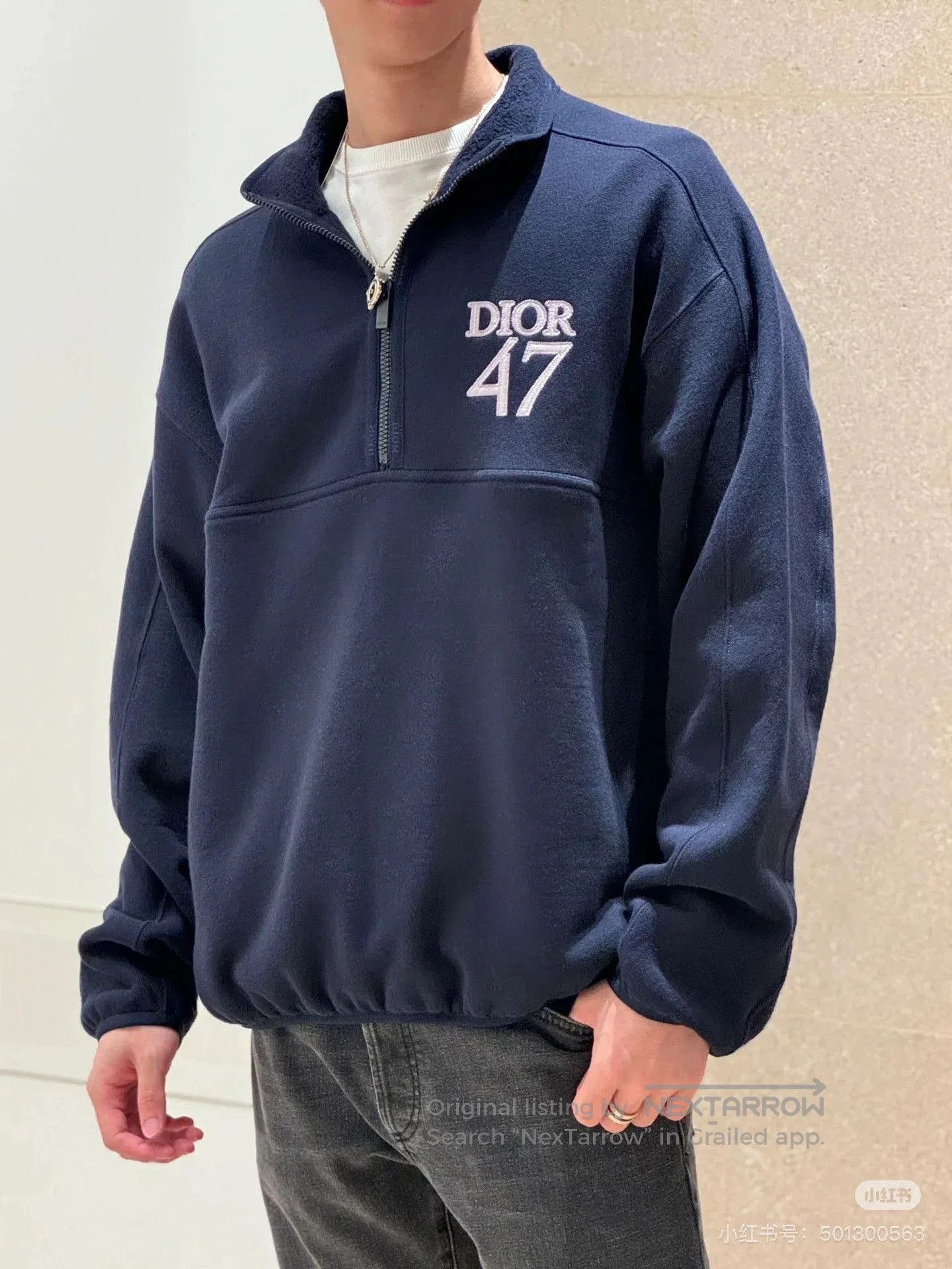 Dior Dior 47 Embroidered Half. Size US L / EU 52-54 / 3 - 9 Thumbnail