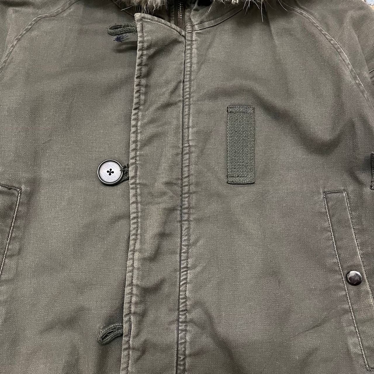 Beams Japan Vintage Beams Boy Fur Hooded Bomber Jacket N2B Size US S / EU 44-46 / 1 - 8 Thumbnail