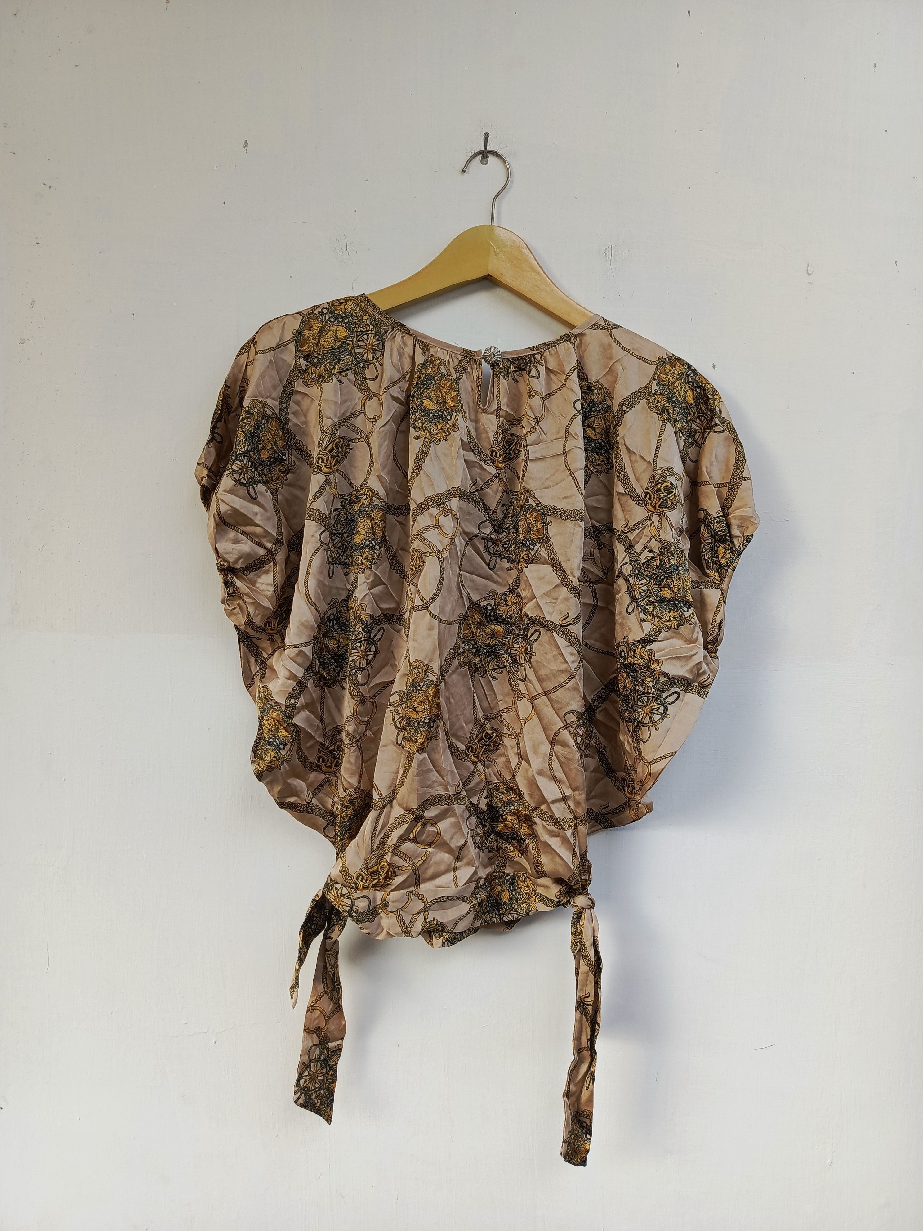 Japanese Brand Actuel chain pattern blouse japanese brand Size M / US 6-8 / IT 42-44 - 7 Thumbnail