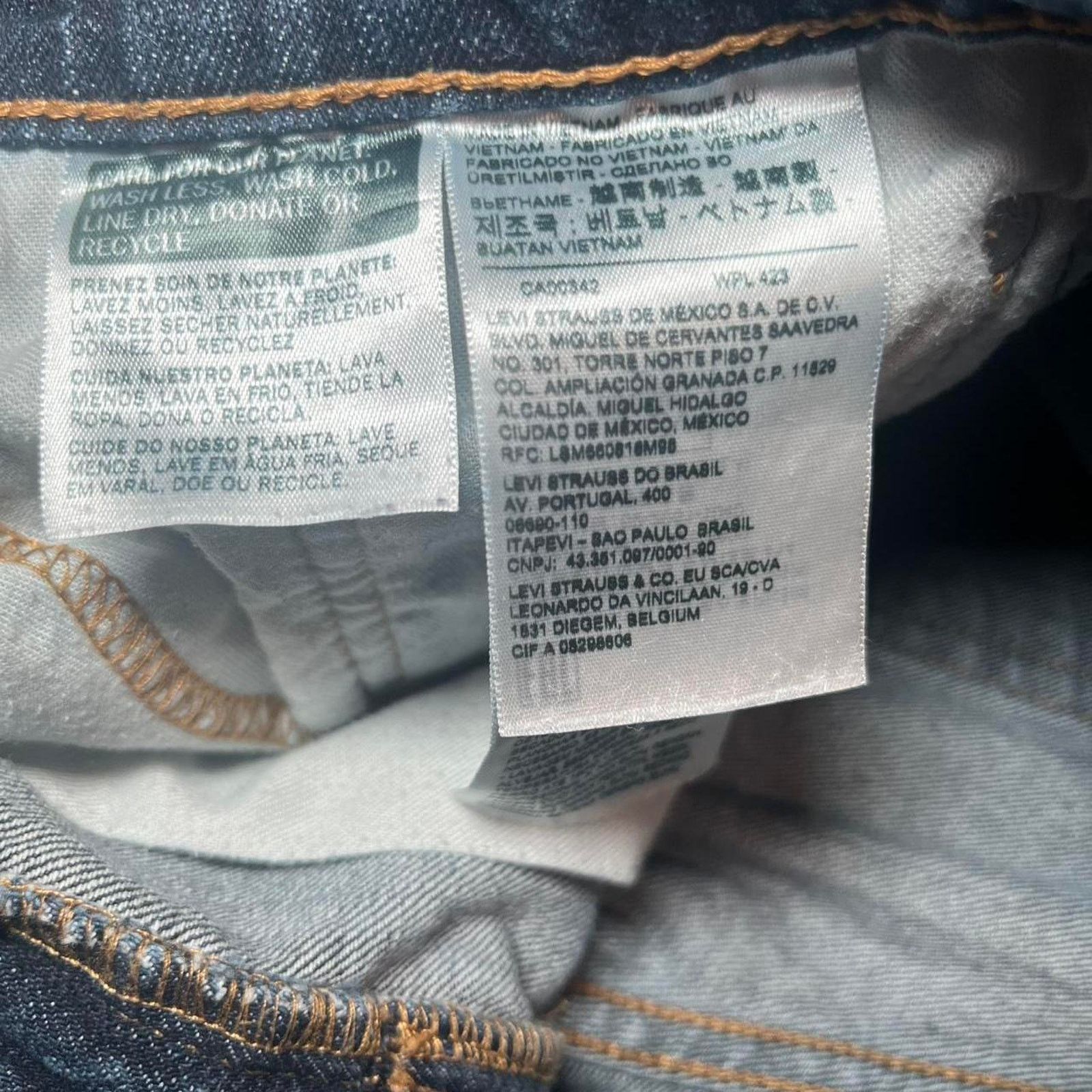 Levi's Levi’s 505 Blue Denim Regular Straight Fit Jeans Men’s Sz 32 Size US 32 / EU 48 - 7 Thumbnail