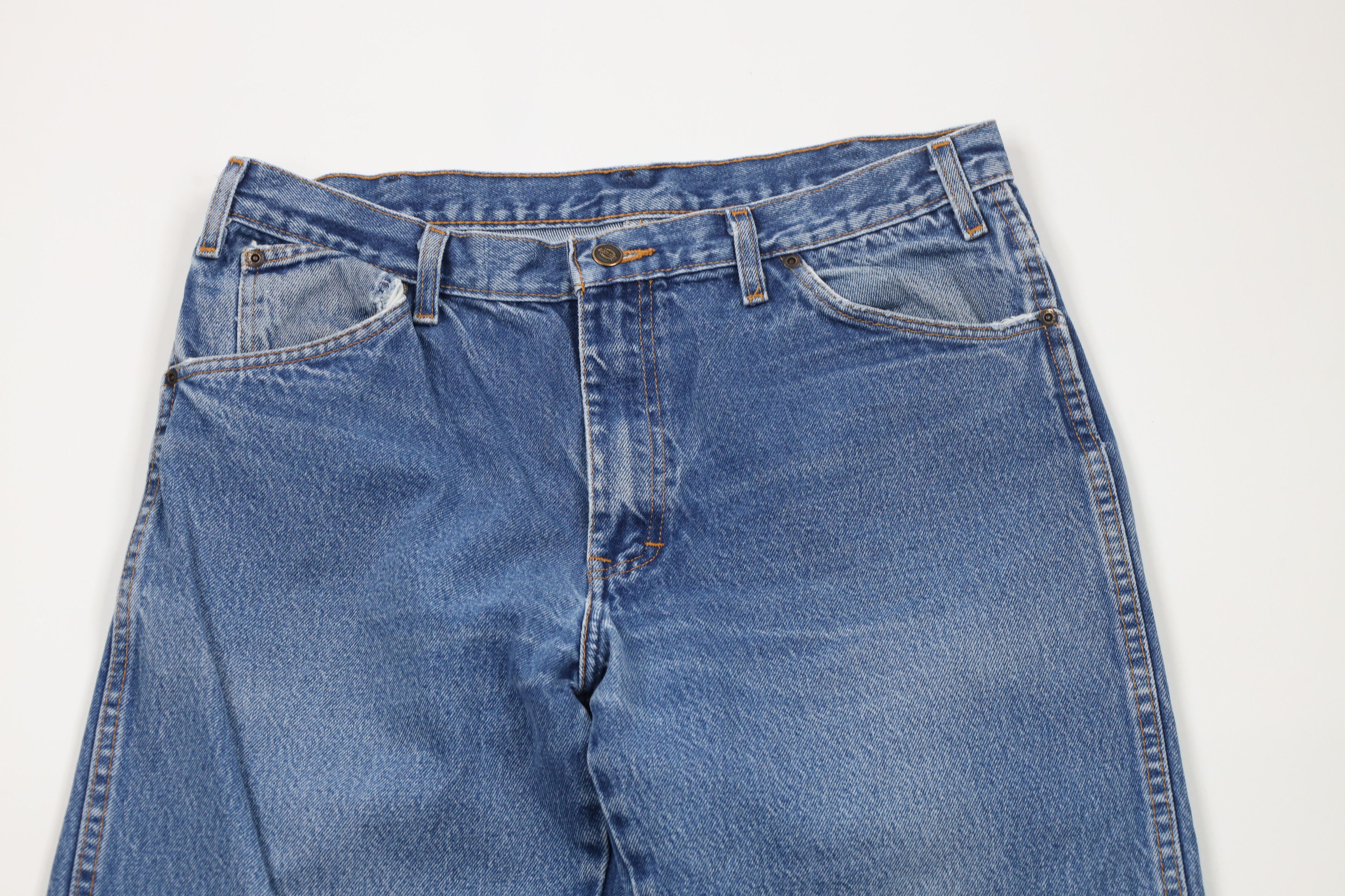 Dickies × Vintage Vintage Dickies Relaxed Fit Wide Leg Denim Jeans Blue Size US 36 / EU 52 - 2 Thumbnail