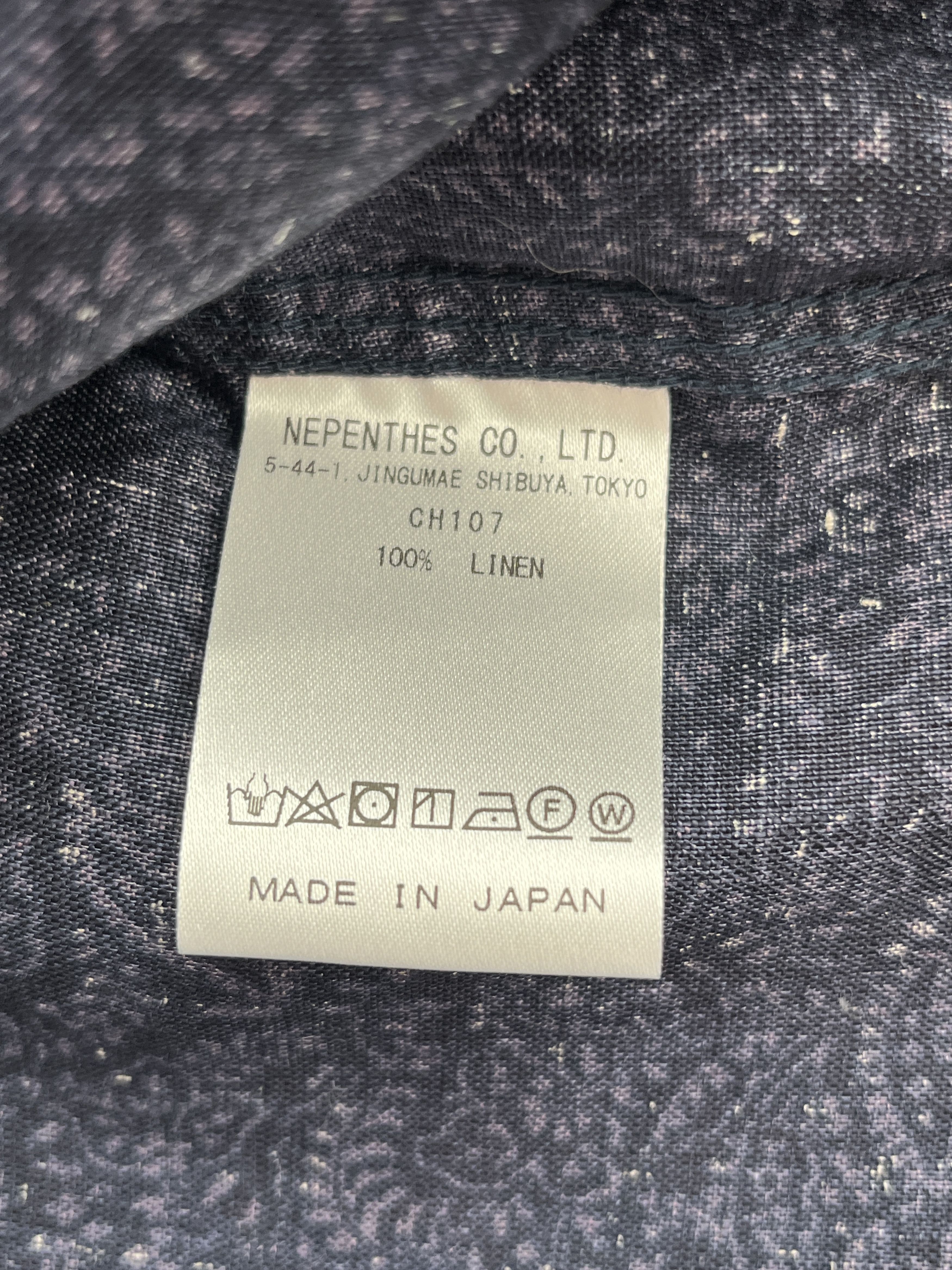 Needles Linen Nehru Jacket Size US L / EU 52-54 / 3 - 4 Thumbnail