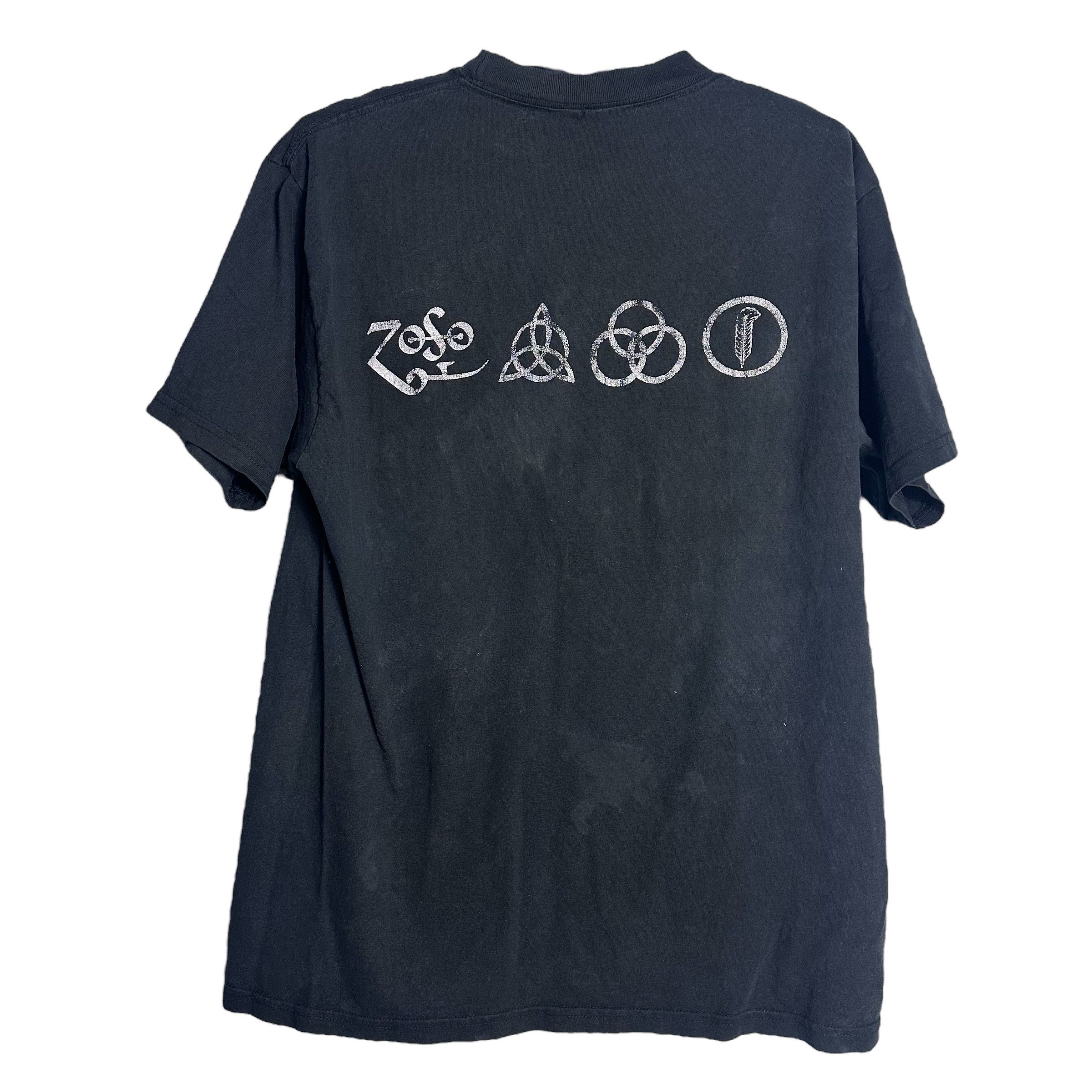 Band Tees 🔥RARE🔥Vintage Jimmy Page Led Zepelin Rock Band T-shirt Size US L / EU 52-54 / 3 - 3 Thumbnail