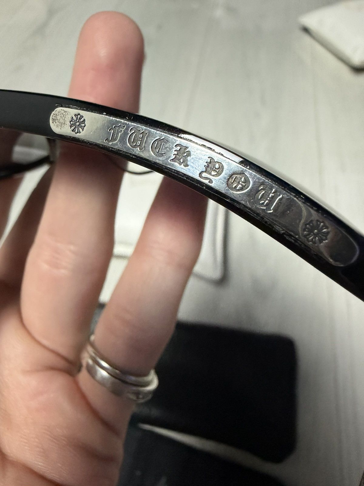 Chrome Hearts Chrome Hearts “Cooch” Cross Sunglasses Size ONE SIZE - 6 Thumbnail