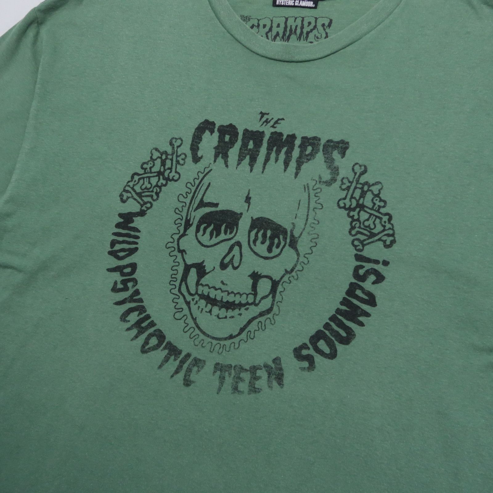 Hysteric Glamour Hysteric Glamour x The Cramps "Psychotic Skull" Tee Size US M / EU 48-50 / 2 - 6 Thumbnail