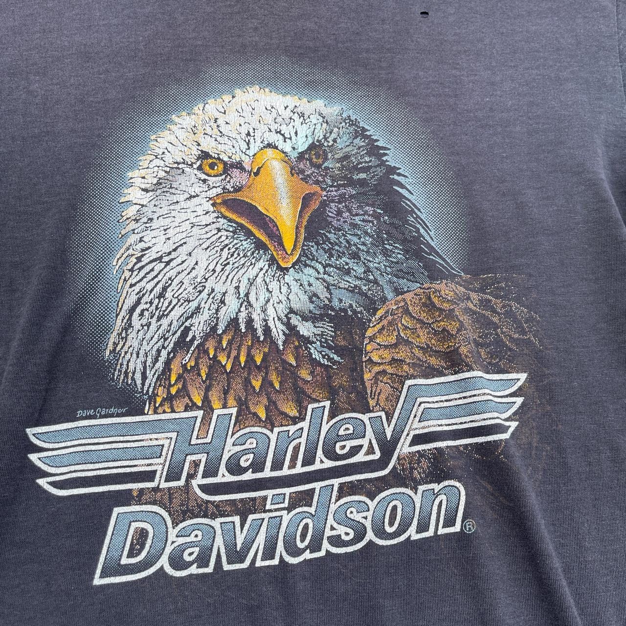 Vintage Vintage 80’s Harley Davidson Eagle tee Size US M / EU 48-50 / 2 - 2 Thumbnail
