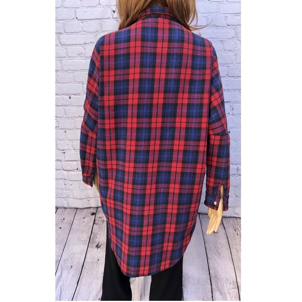 Other New LF Carmar Vintage Stonewashed Flannel Boyfriend Shirt O Size XS / US 0-2 / IT 36-38 - 6 Thumbnail