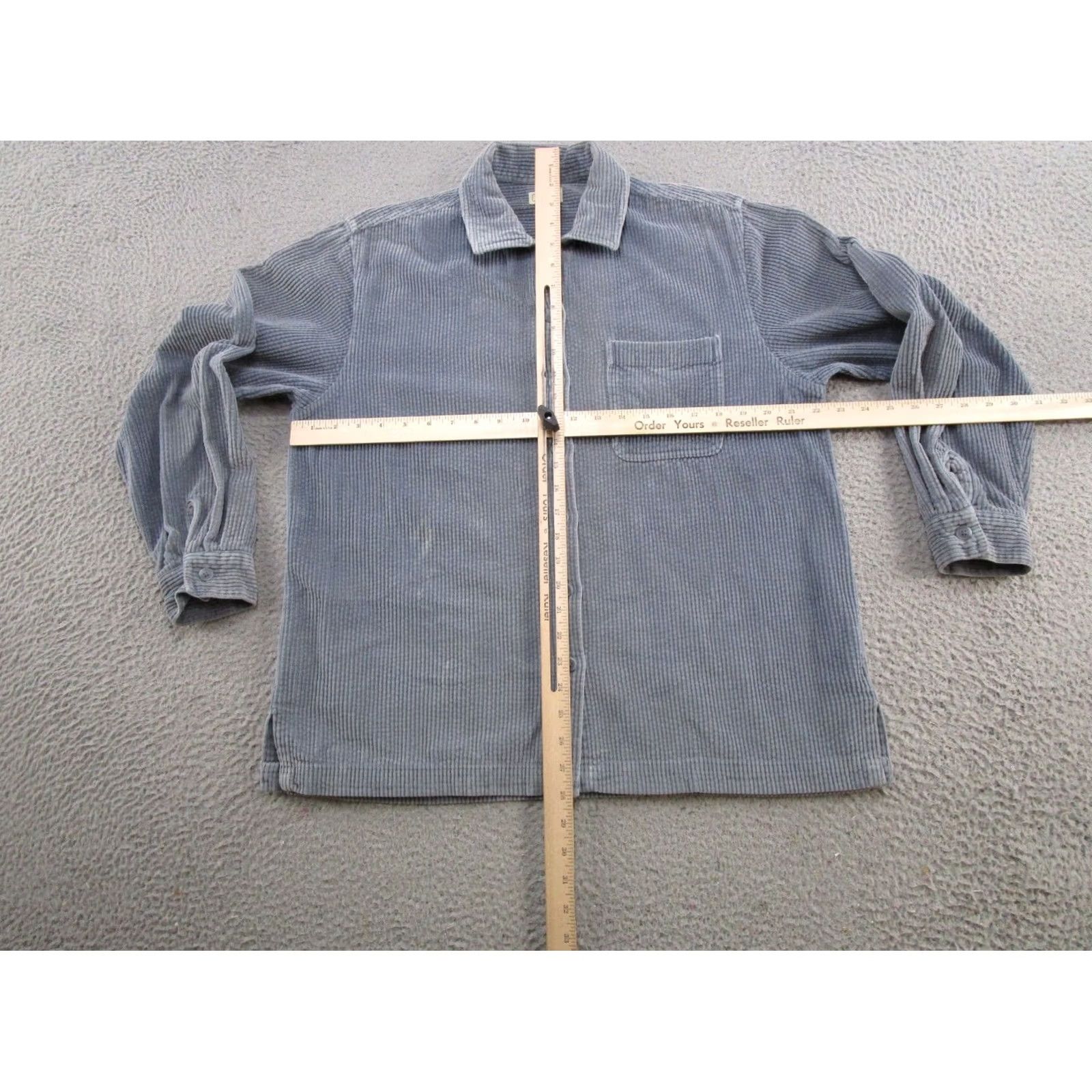 Vintage VINTAGE L.L. Bean Corduroy Shirt Gray Button Up Shacket SZ M Men’s? Women’s Size M / US 6-8 / IT 42-44 - 4 Thumbnail