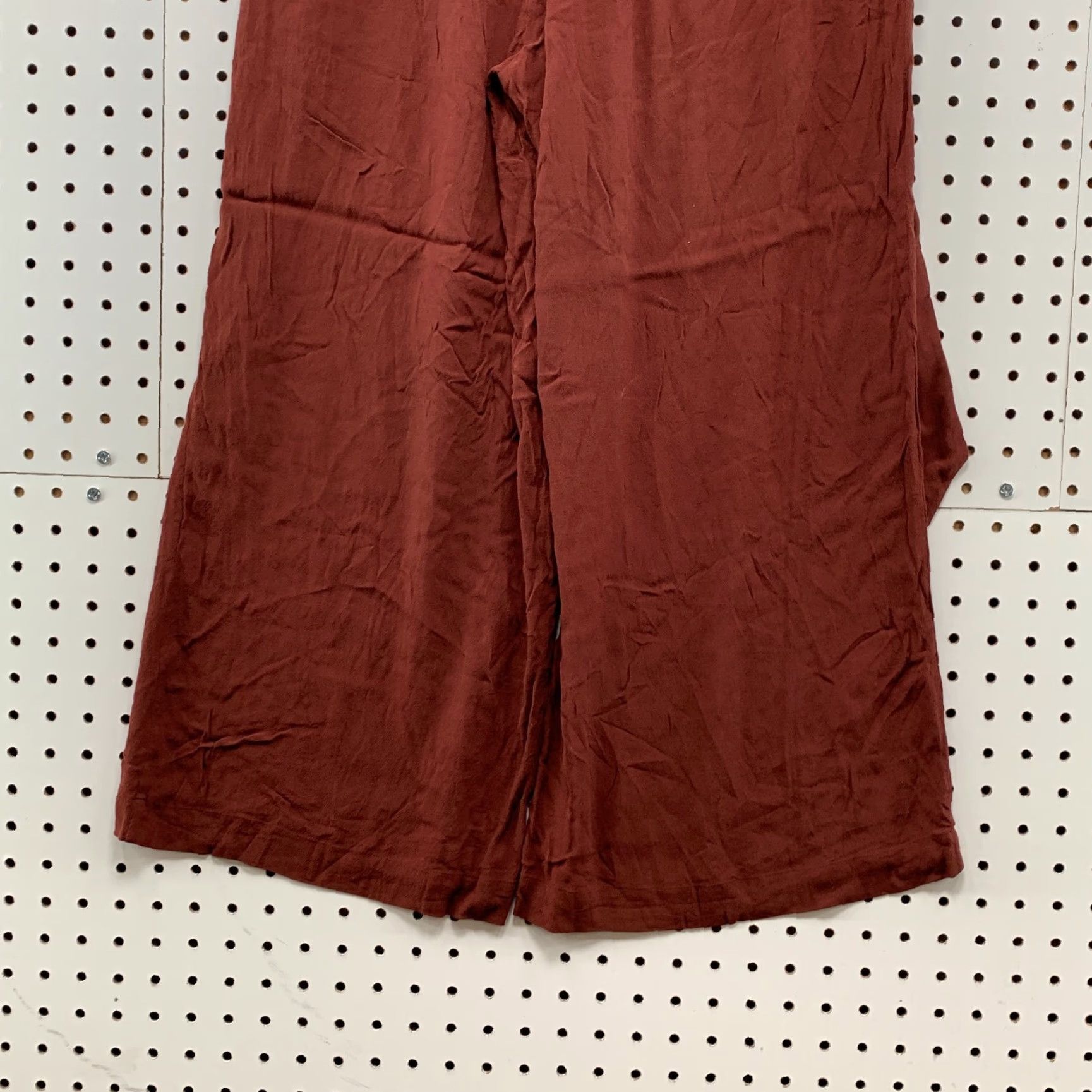 Vintage VINTAGE Wilfred Nanterre Pants Women’s Large Rust Brown Flowy Wide Leg Cropped 31x23.5 Size 24" / US 00 / IT 34 - 7 Thumbnail