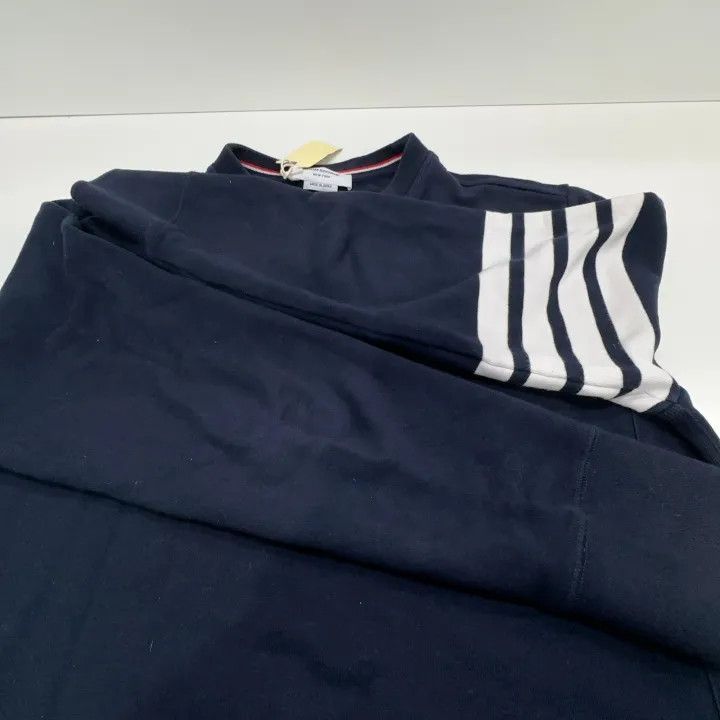 Thom Browne Thom Browne Classic Striped Pullover Sweatshirt -2507 Size US XXL / EU 58 / 5 - 1 Thumbnail