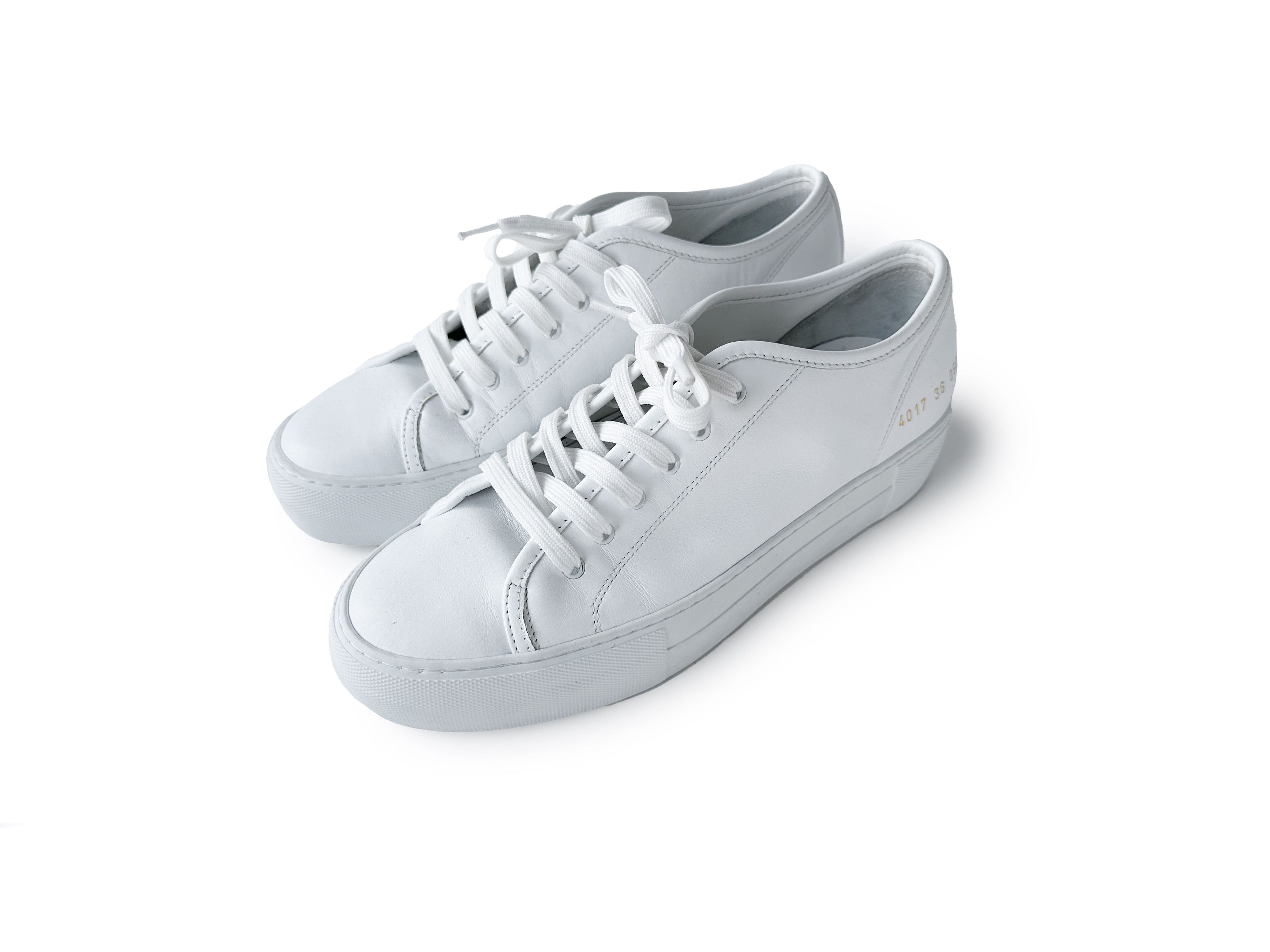 Common Projects Common Projects white Achilles leather sneakers Size US 6 / IT 36 - 1 Thumbnail