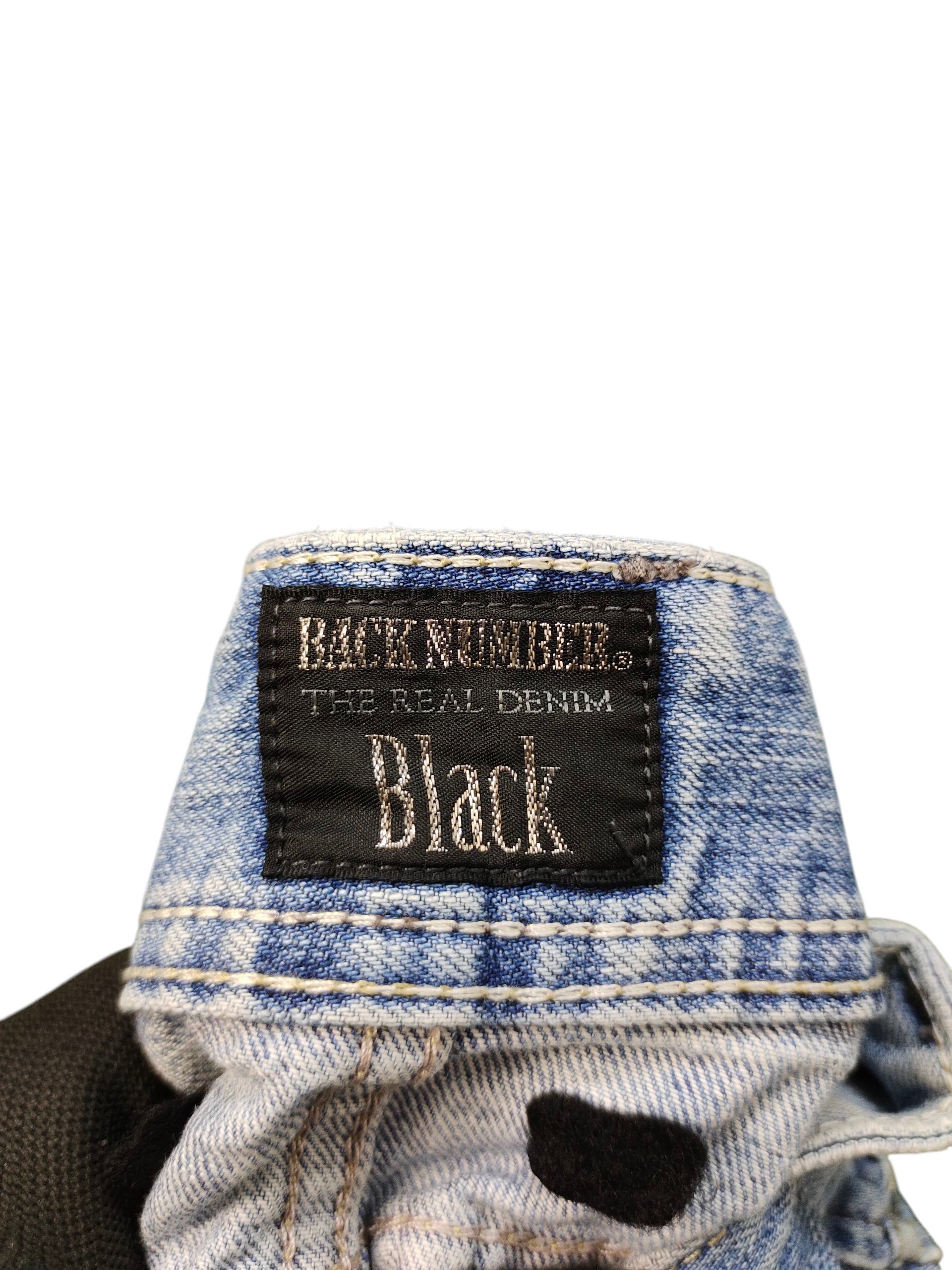 Japanese Brand Back Number Japan Clawmark Distress Curved Denim Jeans Size US 30 / EU 46 - 11 Thumbnail