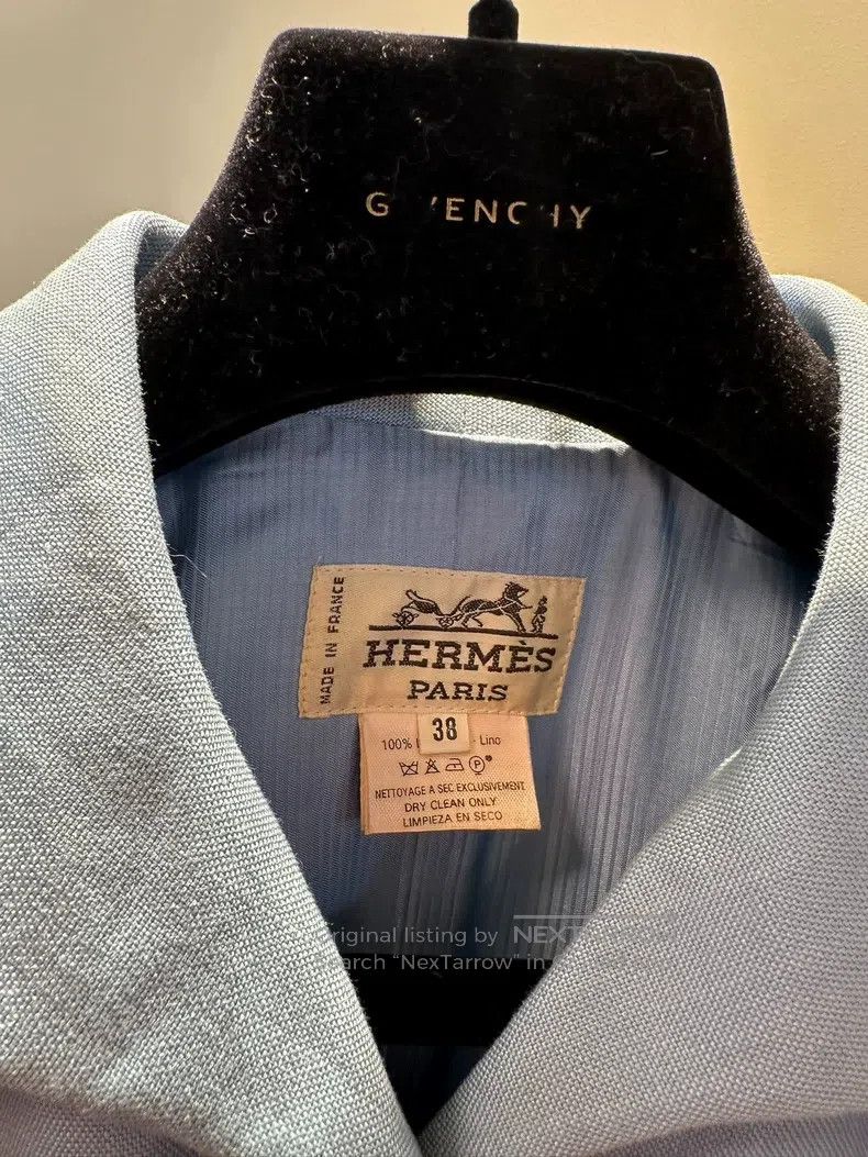 Hermes Hermes Blue suit jacket Size XS / US 0-2 / IT 36-38 - 3 Thumbnail