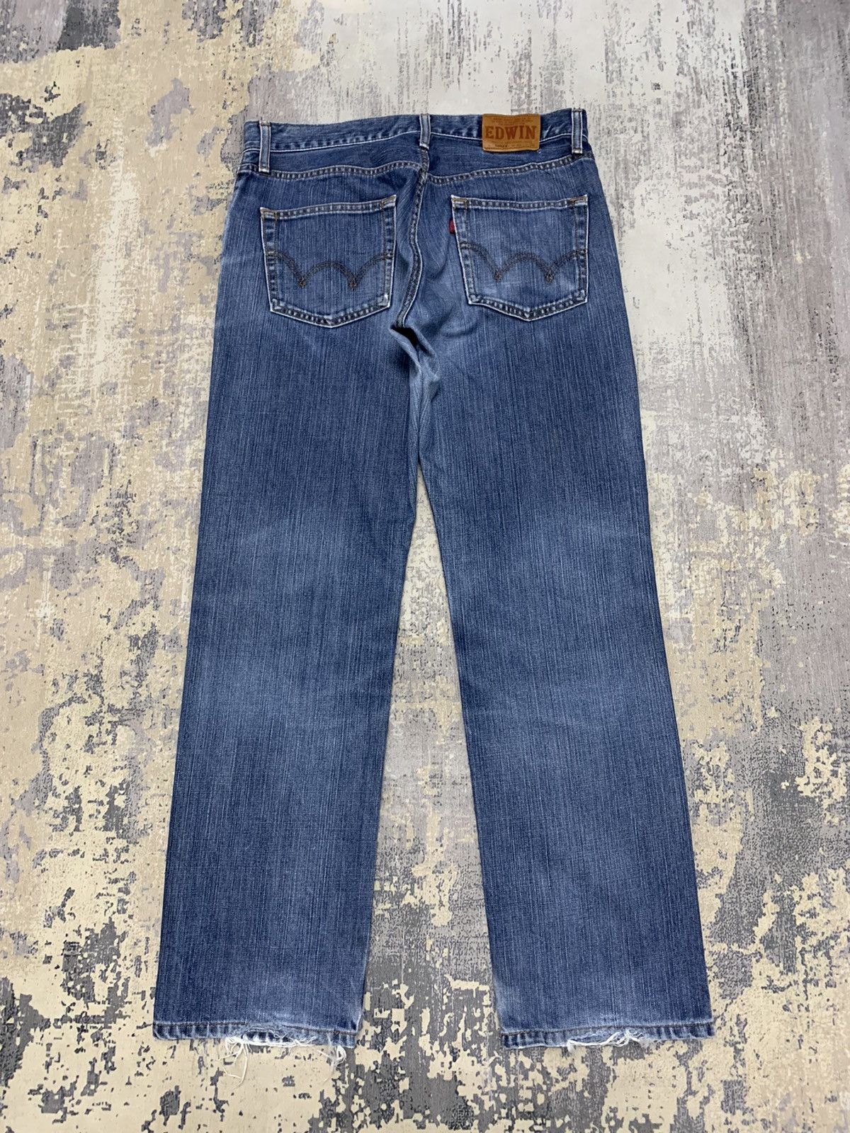 Edwin EDWIN 503 REGULAR DENIM JEANS BLUE WASH Size US 33 - 7 Thumbnail