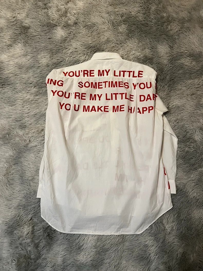 Junya Watanabe Junya Watanabe Poem Print Shirt Size US L / EU 52-54 / 3 - 3 Thumbnail