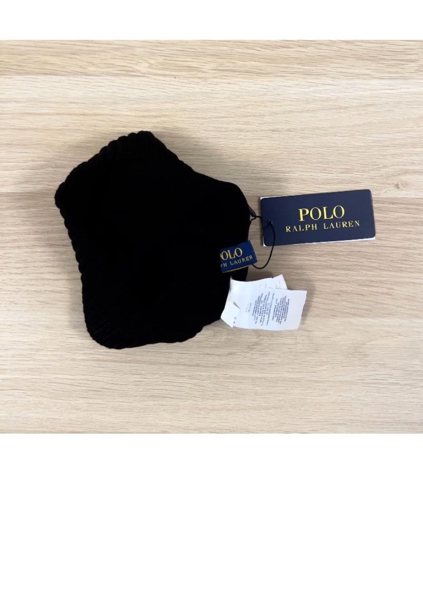 Ralph Lauren Ralph Lauren Black Beanie Size ONE SIZE - 2 Thumbnail