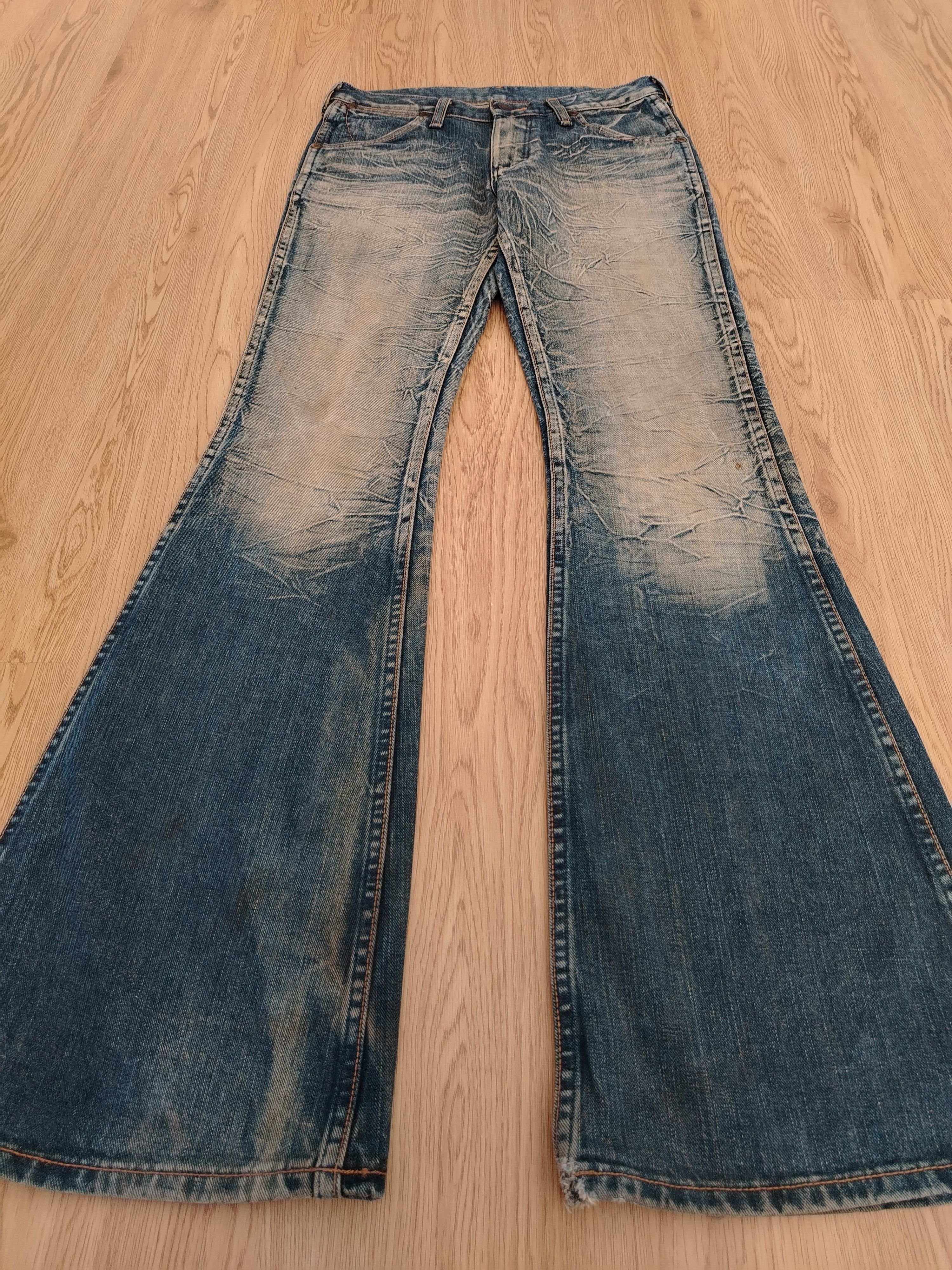 Japanese Brand Bootcut Flare Jeans Wrangler Vintage Size US 30 / EU 46 - 7 Thumbnail