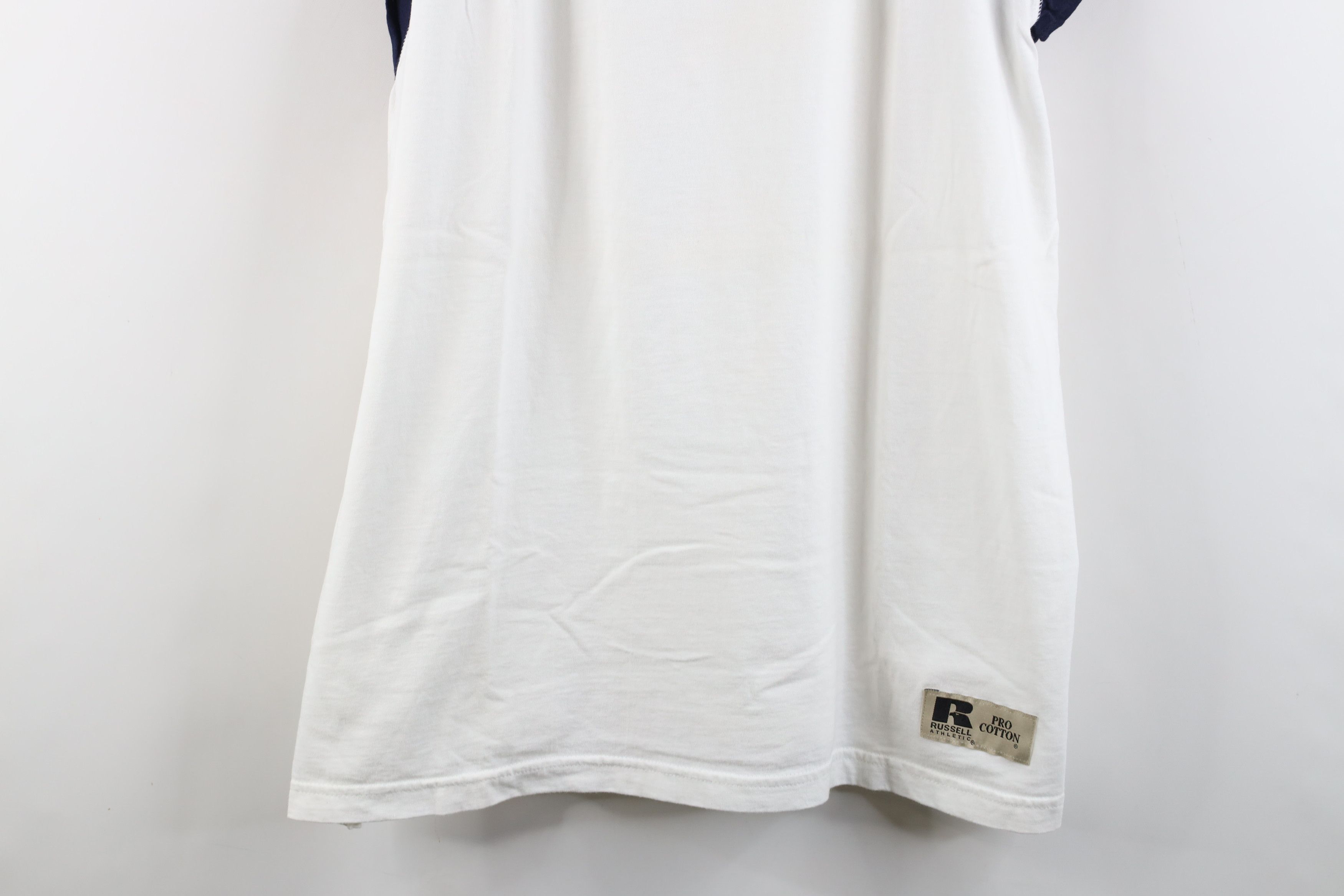 Russell Athletic × Vintage Vintage 90s Russell Athletic Sleeveless Raglan T-Shirt Size US XL / EU 56 / 4 - 3 Thumbnail