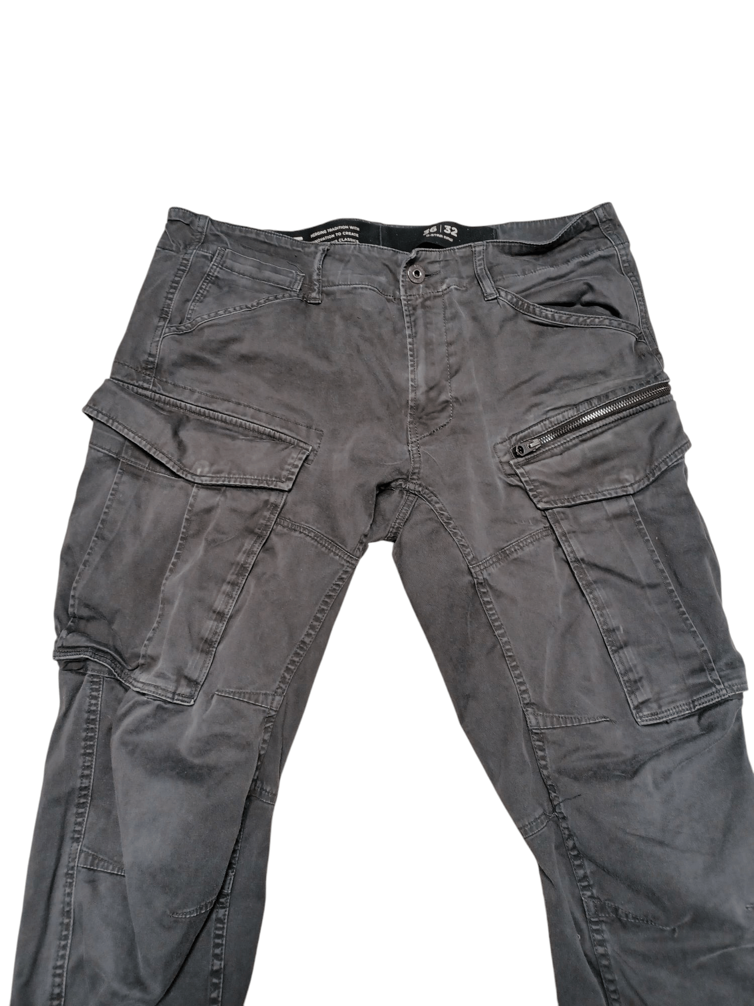 G-Star G STAR RAW MILITARY CARGO MULTIPOCKET PANTS W36 L32 Size US 36 / EU 52 - 2 Thumbnail