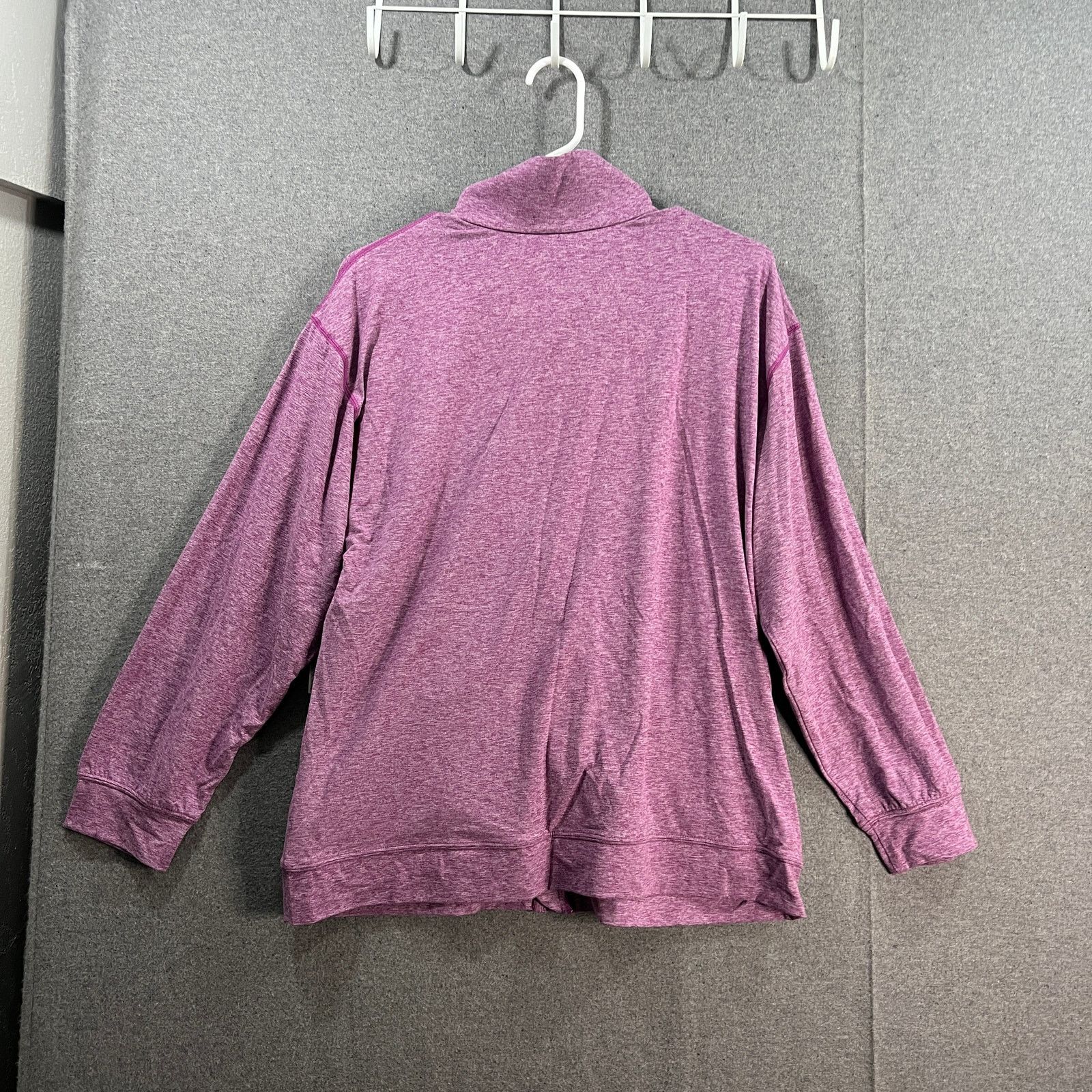 Other Gymwrap Heathered Knit Zip-Up Jacket with Side Pockets Size L / US 10 / IT 46 - 2 Thumbnail