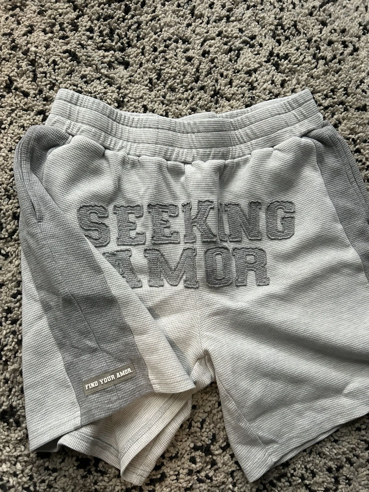 Other Seeking Amor Waffle Knit Sweatshorts Size US 32 / EU 48 - 2 Thumbnail