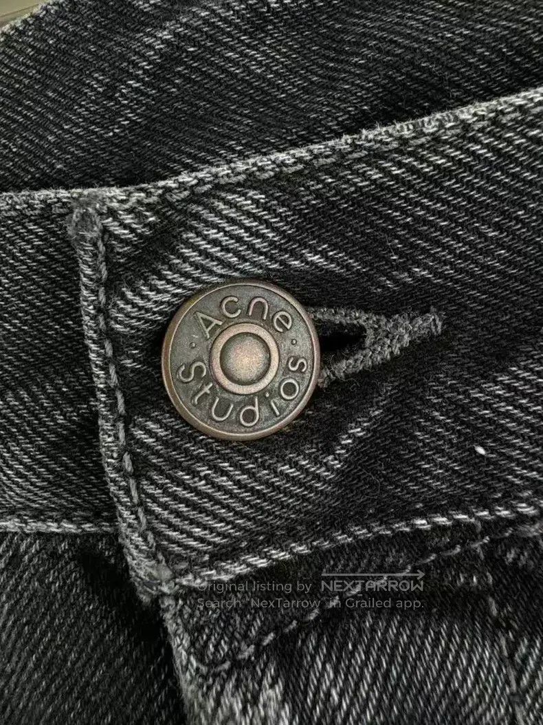 Acne Studios Acne Studios Leather Patch Washed Denim Pants Size US 32 / EU 48 - 3 Thumbnail