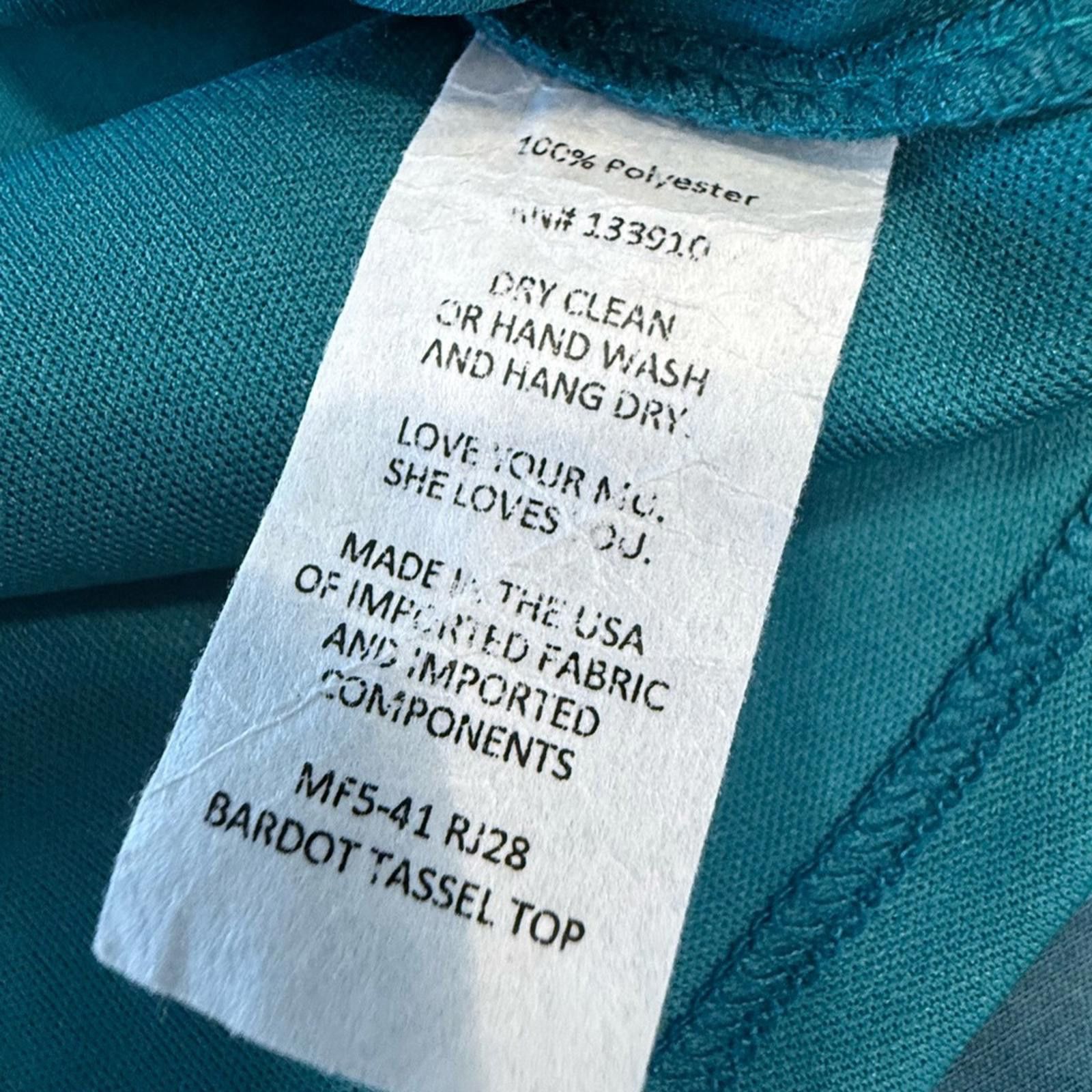 Other Show me Your MuMu boho floral tunic top teal pink yellow Med Size M / US 6-8 / IT 42-44 - 7 Thumbnail