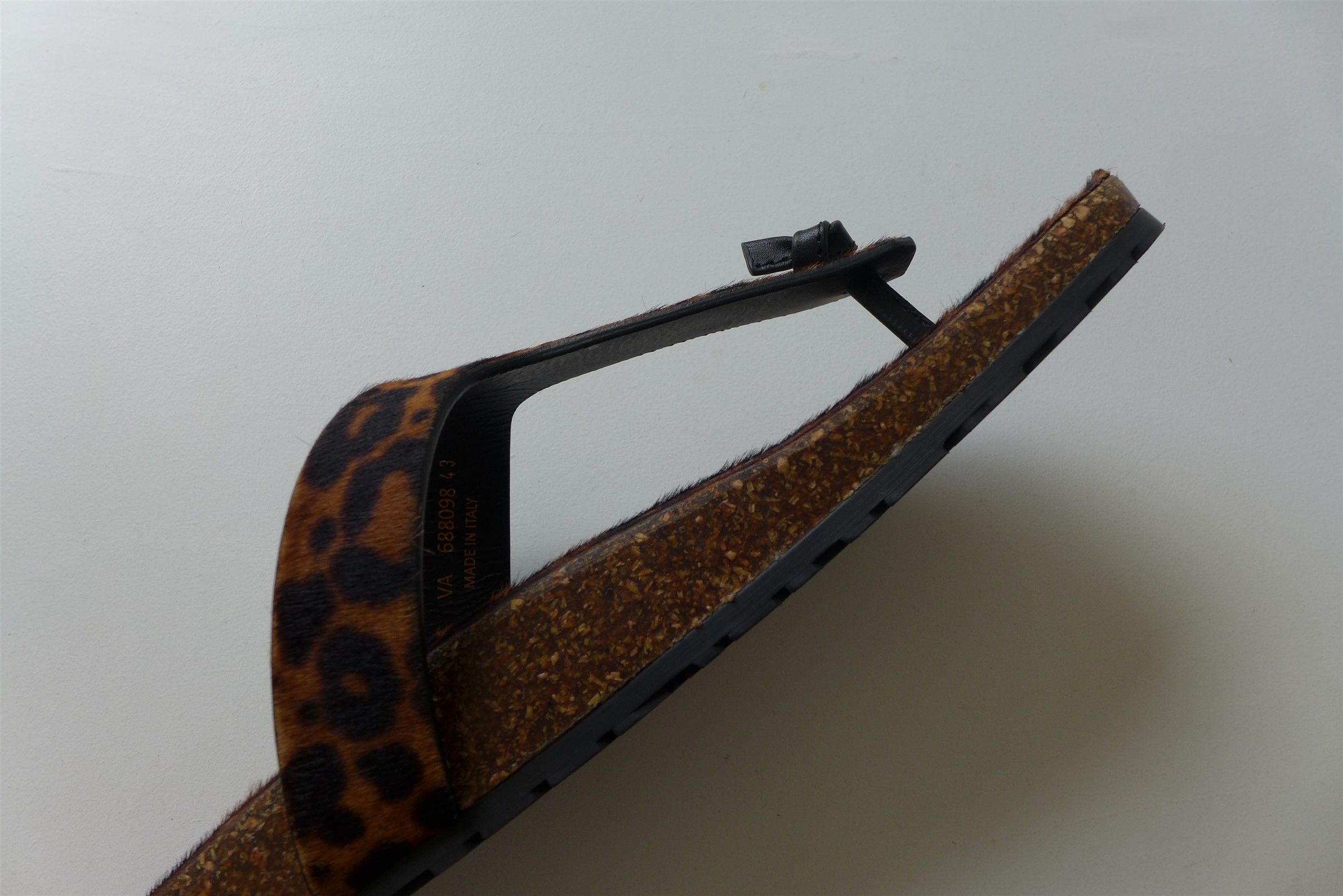 Saint Laurent Paris Saint Laurent Jimmy Sandals - Leopard Print Calf Fur Size US 11 / EU 44 - 9 Thumbnail