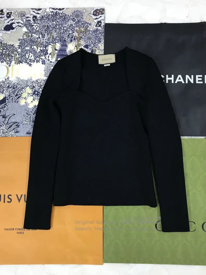 Gucci Gucci Early spring elastic long sleeves Size M / US 6-8 / IT 42-44 - 1 Thumbnail