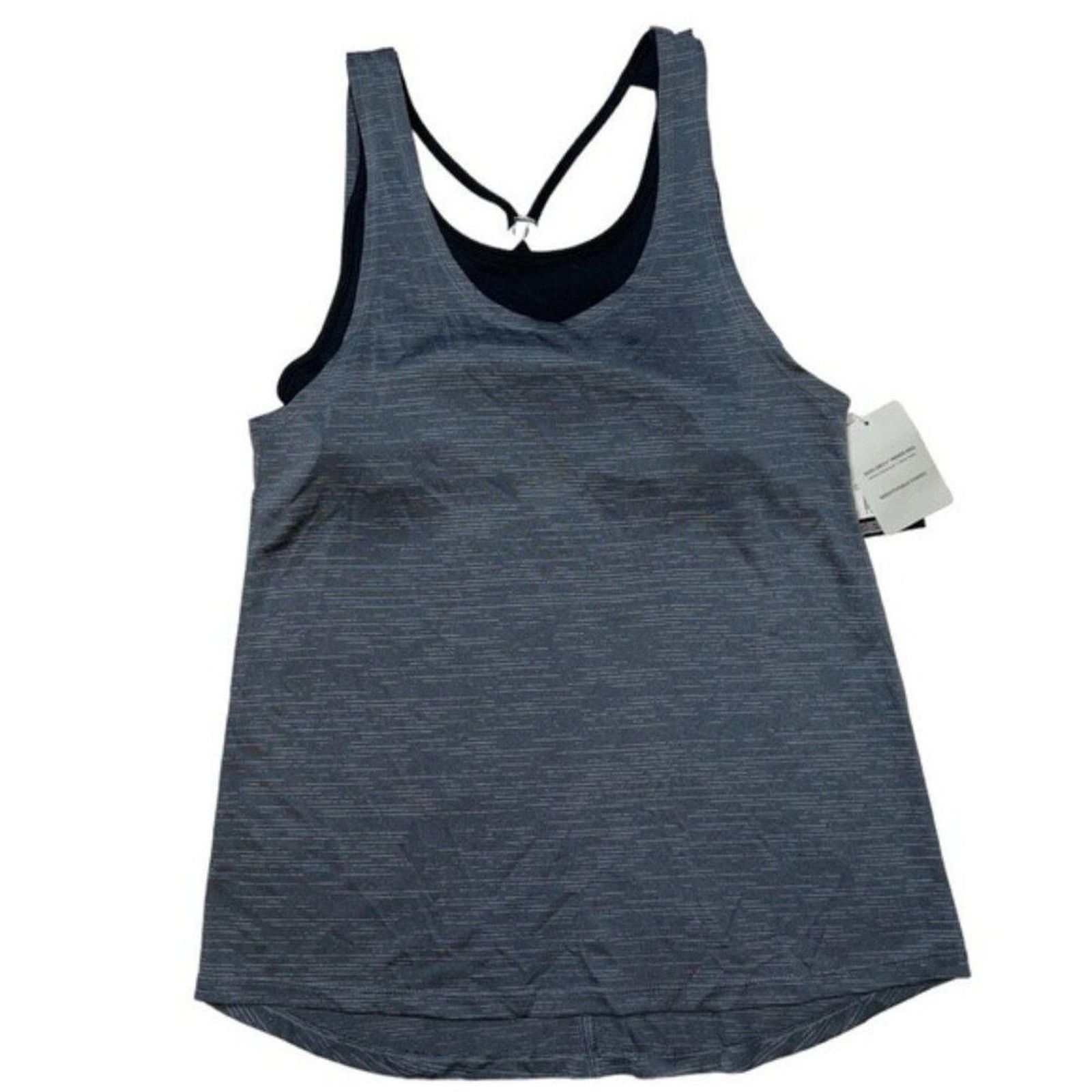 Champion Champion Gray and‎ Black Built in Bra Tank Top Size S / US 4 / IT 40 - 1 Thumbnail