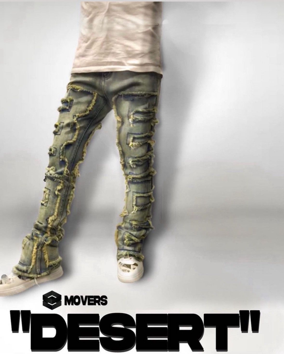 Other Blackmovers Stacked Jeans – Desert Color | Size 28–36 Size US 28 / EU 44 - 1 Thumbnail