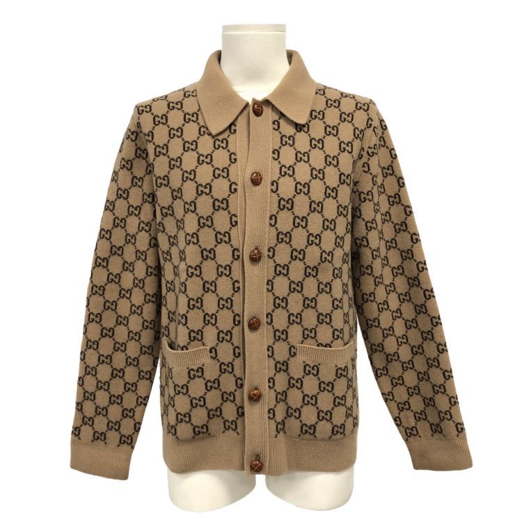 Gucci Gucci GG Logo Cardigan Size M Size US M / EU 48-50 / 2 - 1 Thumbnail