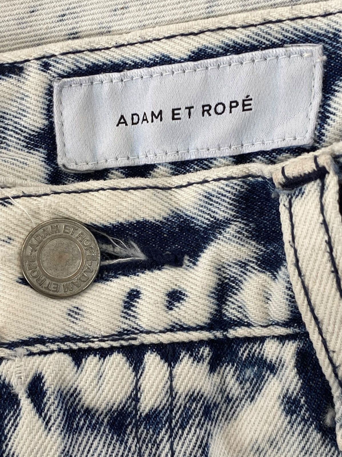 ADAM ET ROPE Adam Et Rope Acid Wash Style Straight Leg Jeans Size US 28 / EU 44 - 10 Thumbnail