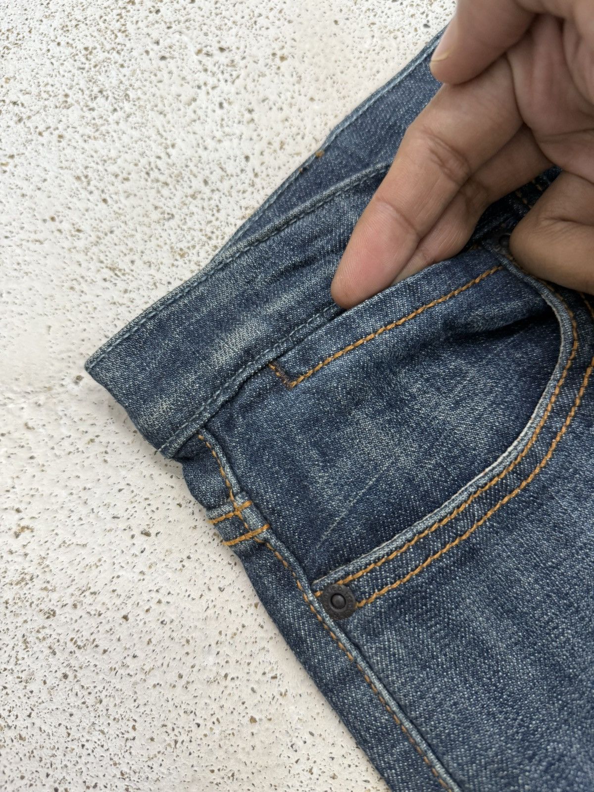 Frankie Shop Frankie b. Embellish Back Pocket Flare Denim Pants Size 30" / US 8 / IT 44 - 7 Thumbnail