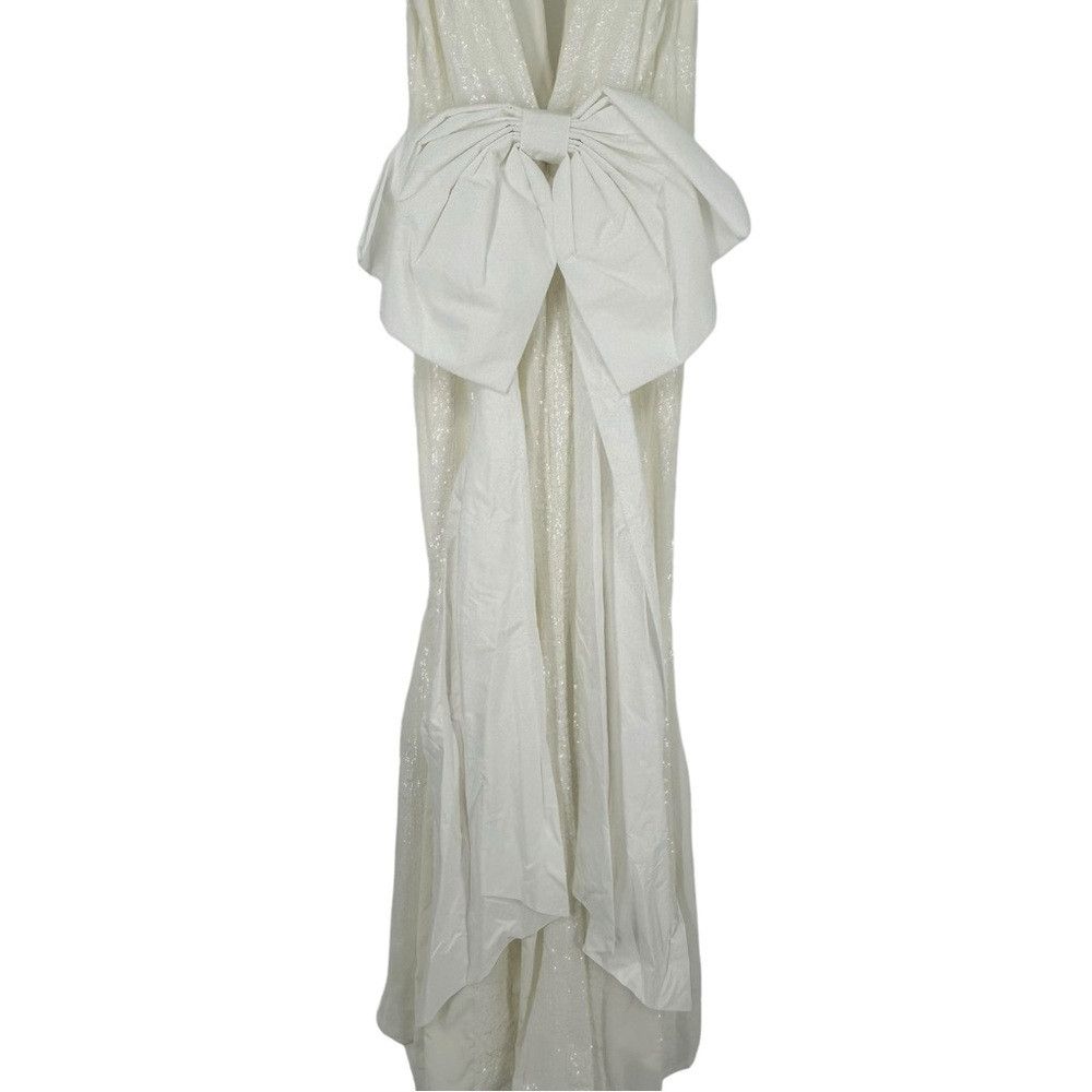 Other REBECCA VALLANCE DAVINA TAFFETA BOW GOWN IVORY MODERN BRIDE Size M / US 6-8 / IT 42-44 - 5 Thumbnail