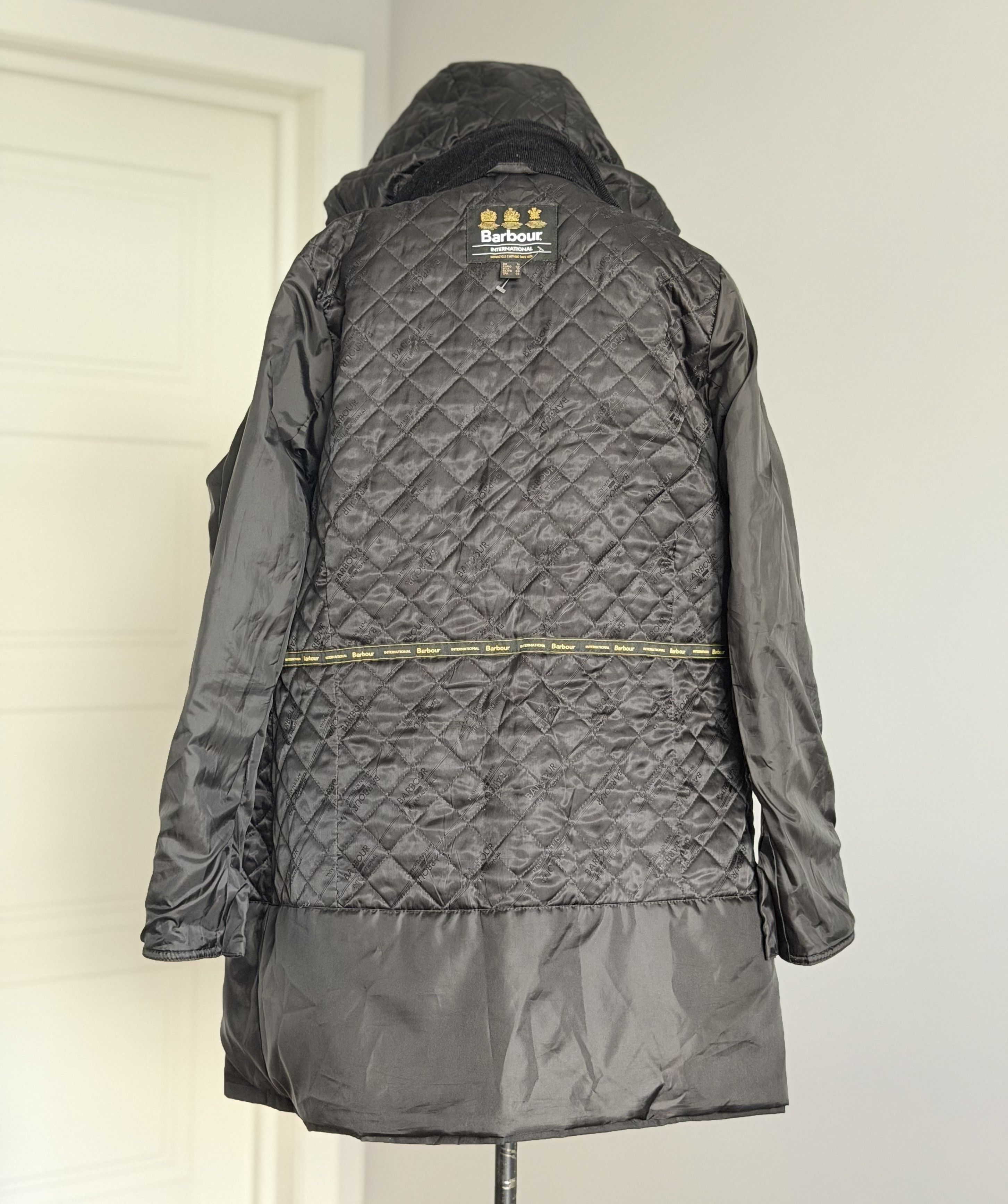 Barbour BARBOUR International SLIPSTREAM Wax Women's Hooded Jacket Size XL / US 12-14 / IT 48-50 - 17 Thumbnail