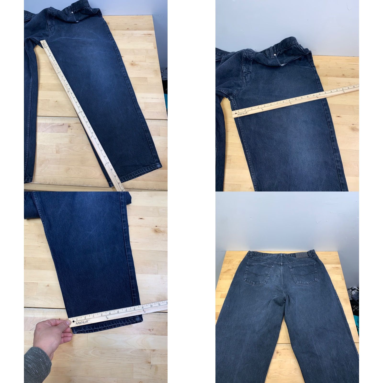 Anchor Blue VINTAGE Anchor Blue Jeans Denim 40x30 Dark Blue Y2K Grunge 12616 Size US 40 / EU 56 - 8 Thumbnail