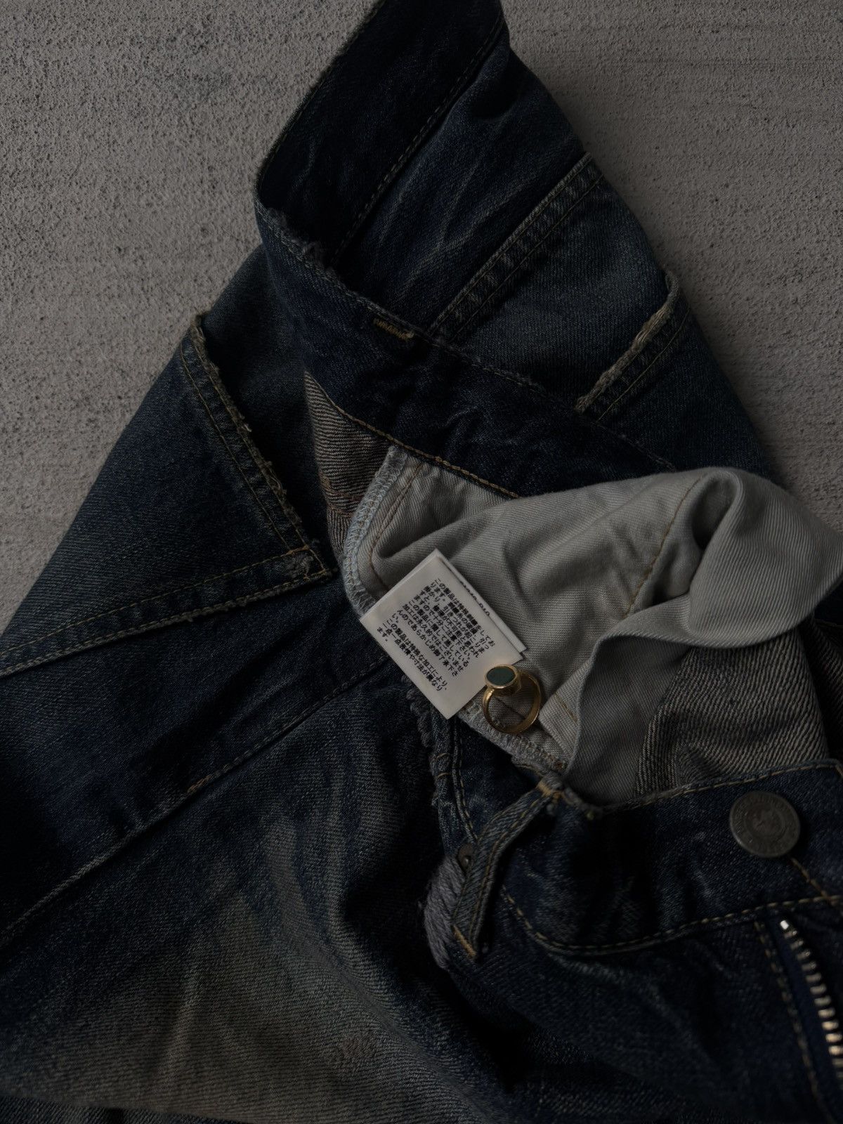 Undercover Archive Mud Wash Undercover AW06 "Guruguru" Bug Denim 34 Size US 34 / EU 50 - 6 Thumbnail