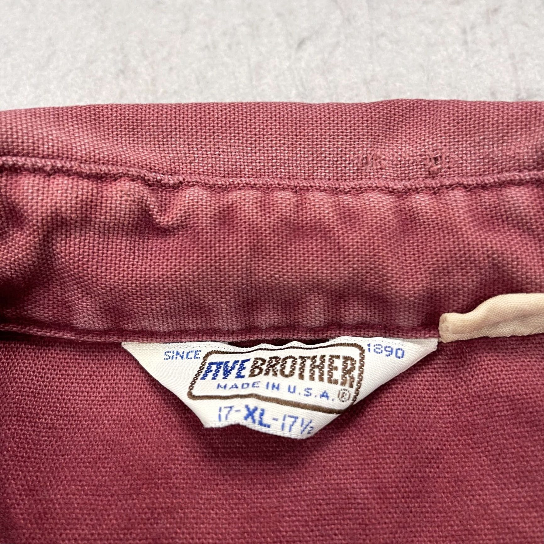 Vintage VINTAGE FIVE BROTHER Flannel Shirt Mens XL Red Heavyweight Button-Up 90s Western Casual Workwear Size US XL / EU 56 / 4 - 5 Thumbnail