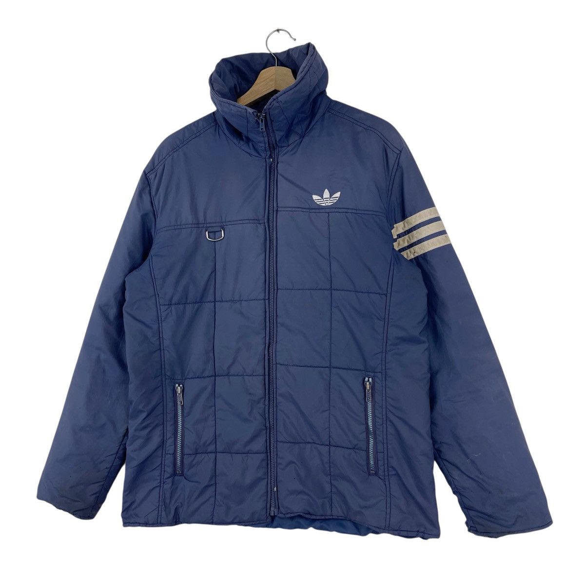 Adidas × Vintage 90’s AdidasTrefoil Logo Padded Jacket Size US M / EU 48-50 / 2 - 3 Thumbnail