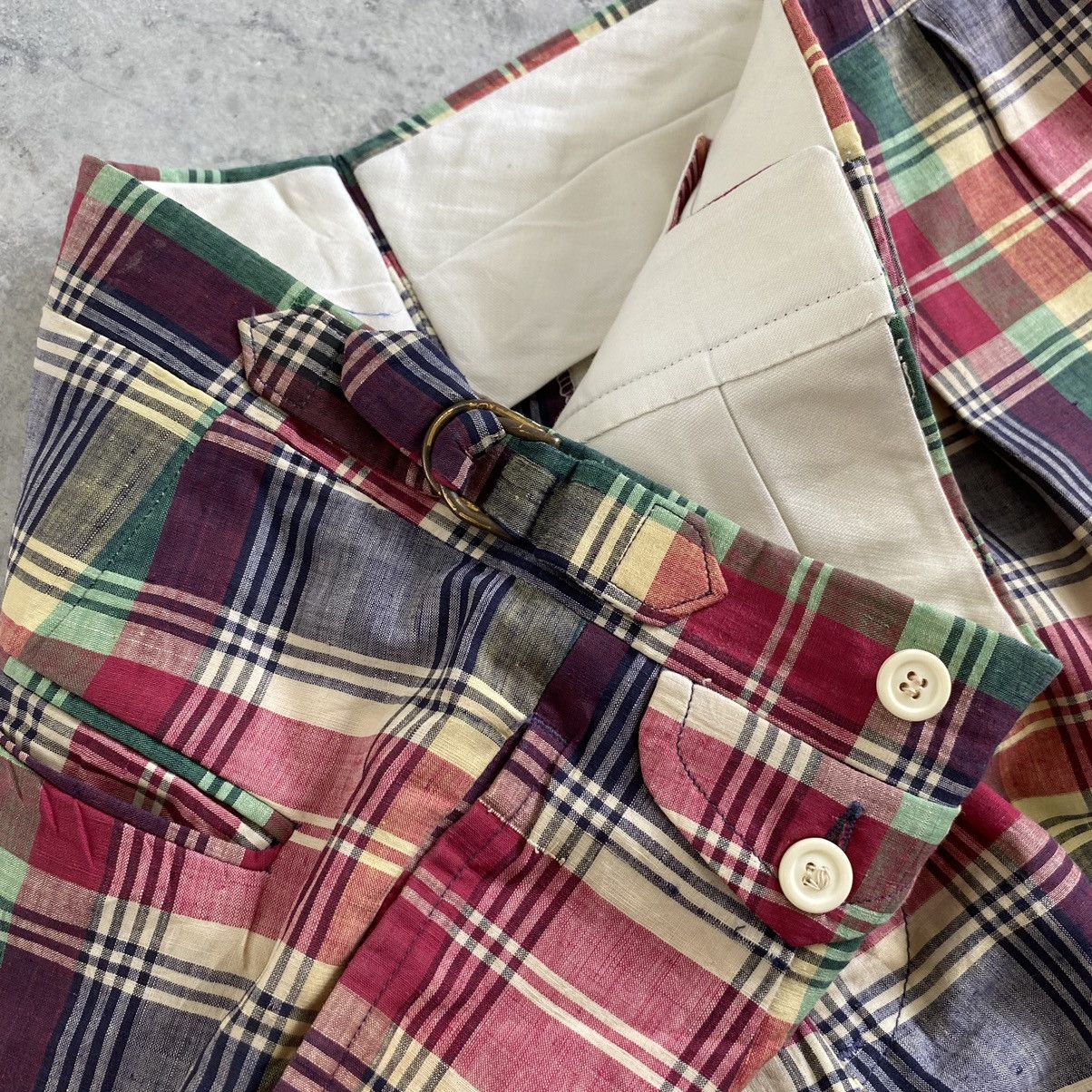 Polo Ralph Lauren Vintage 70’s Polo Ralph Lauren Madras Checks Baggy Trousers Size US 36 / EU 52 - 13 Thumbnail