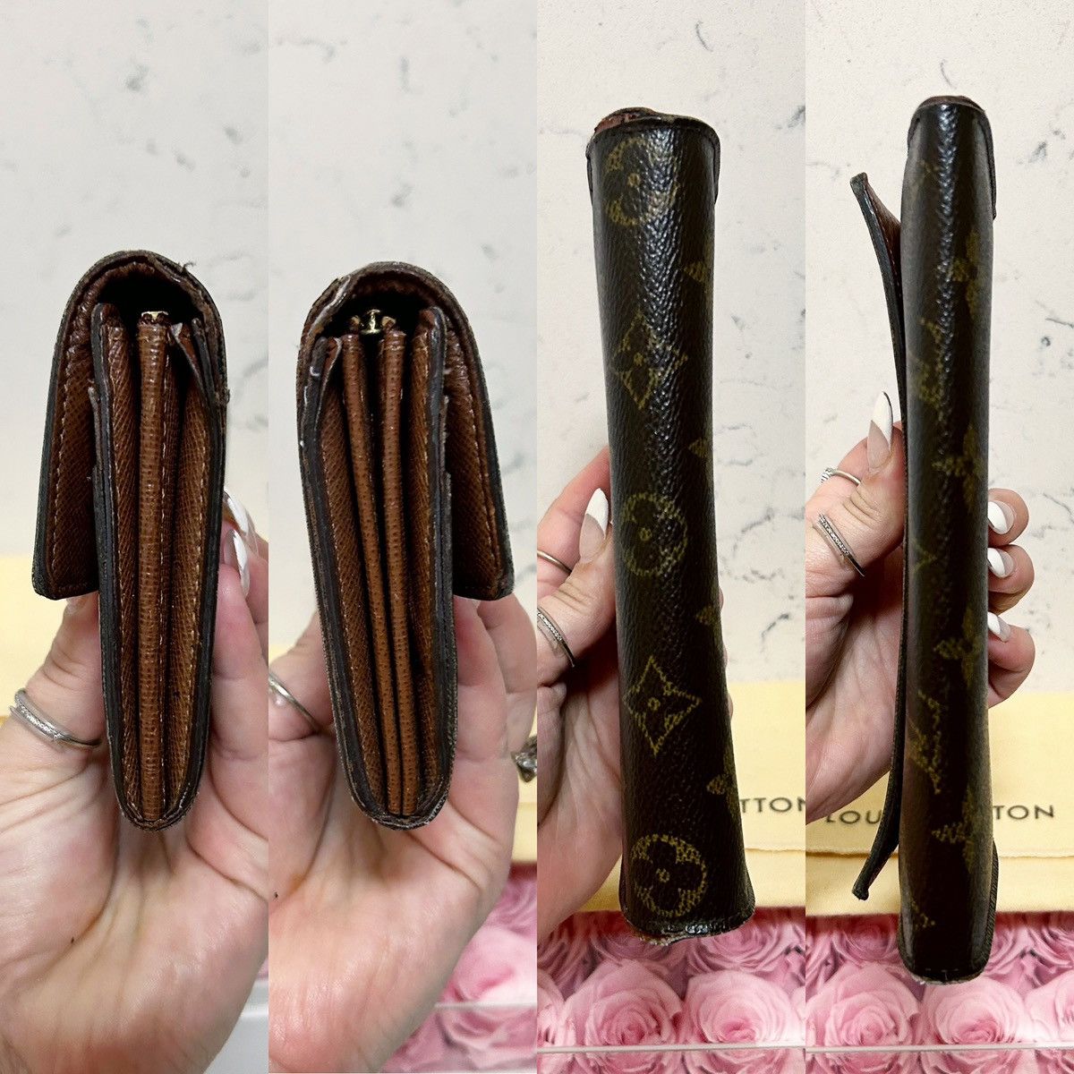 Louis Vuitton Authentic Louis Vuitton Classic Monogram Vintage Sara Wallet Size ONE SIZE - 4 Thumbnail
